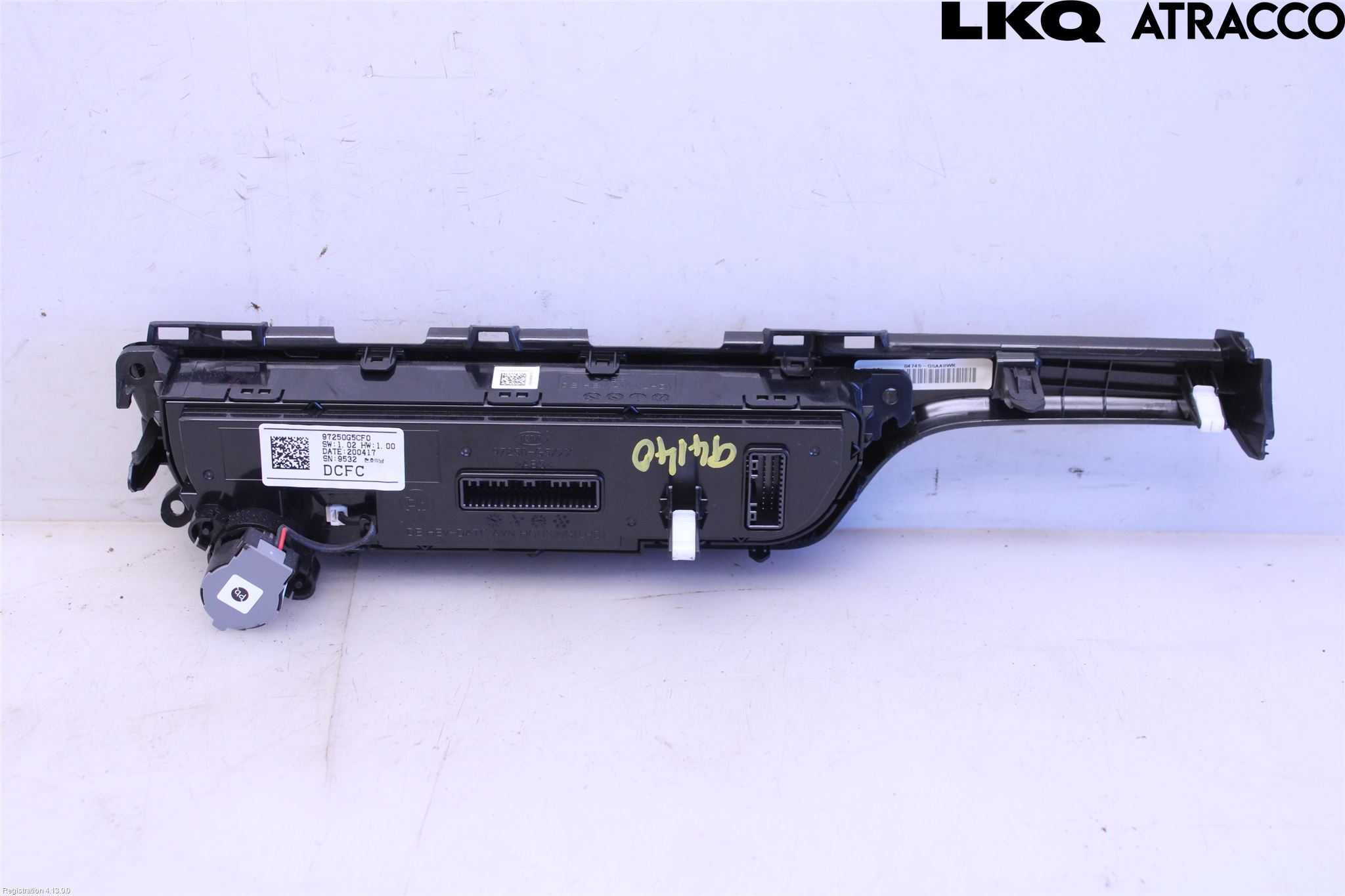 Kia NIRO (DE) 17-22 Varme Ac Betjening-Display