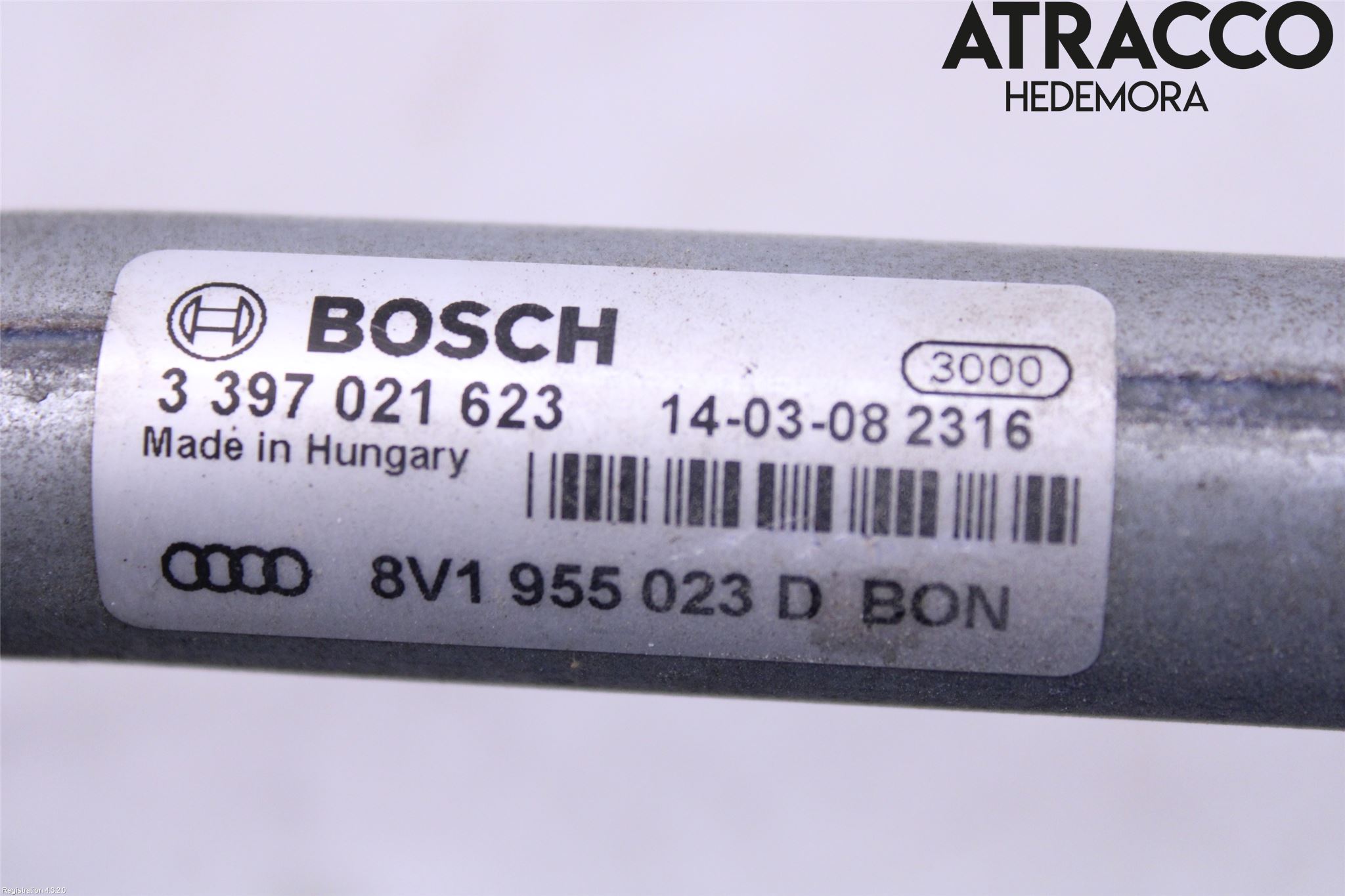 Audi A3/S3 8V 13-20 Viskerarm-Armer Frontrute