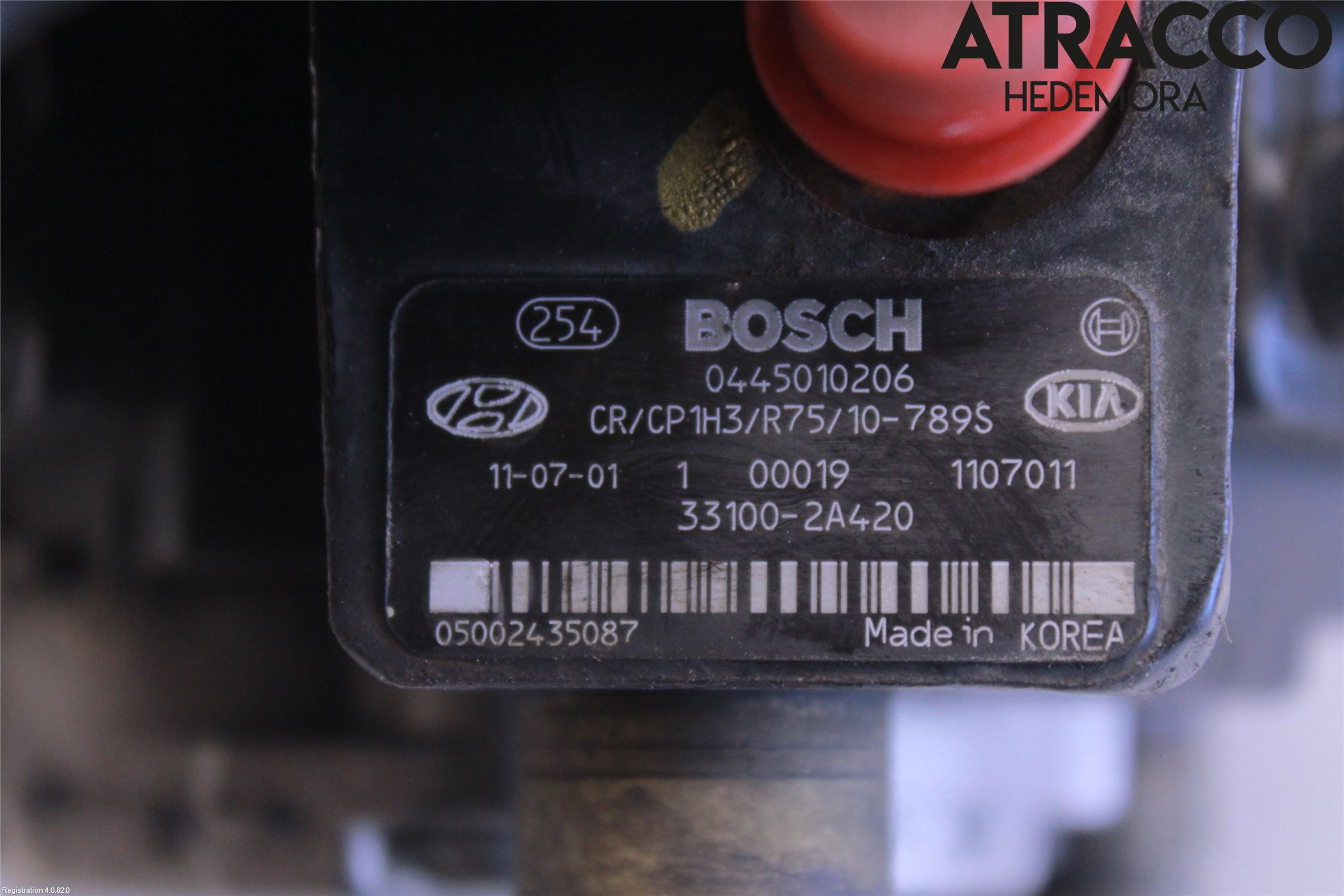 Hyundai i40 08-15 Drivstoff Dieselpumpe Hoved
