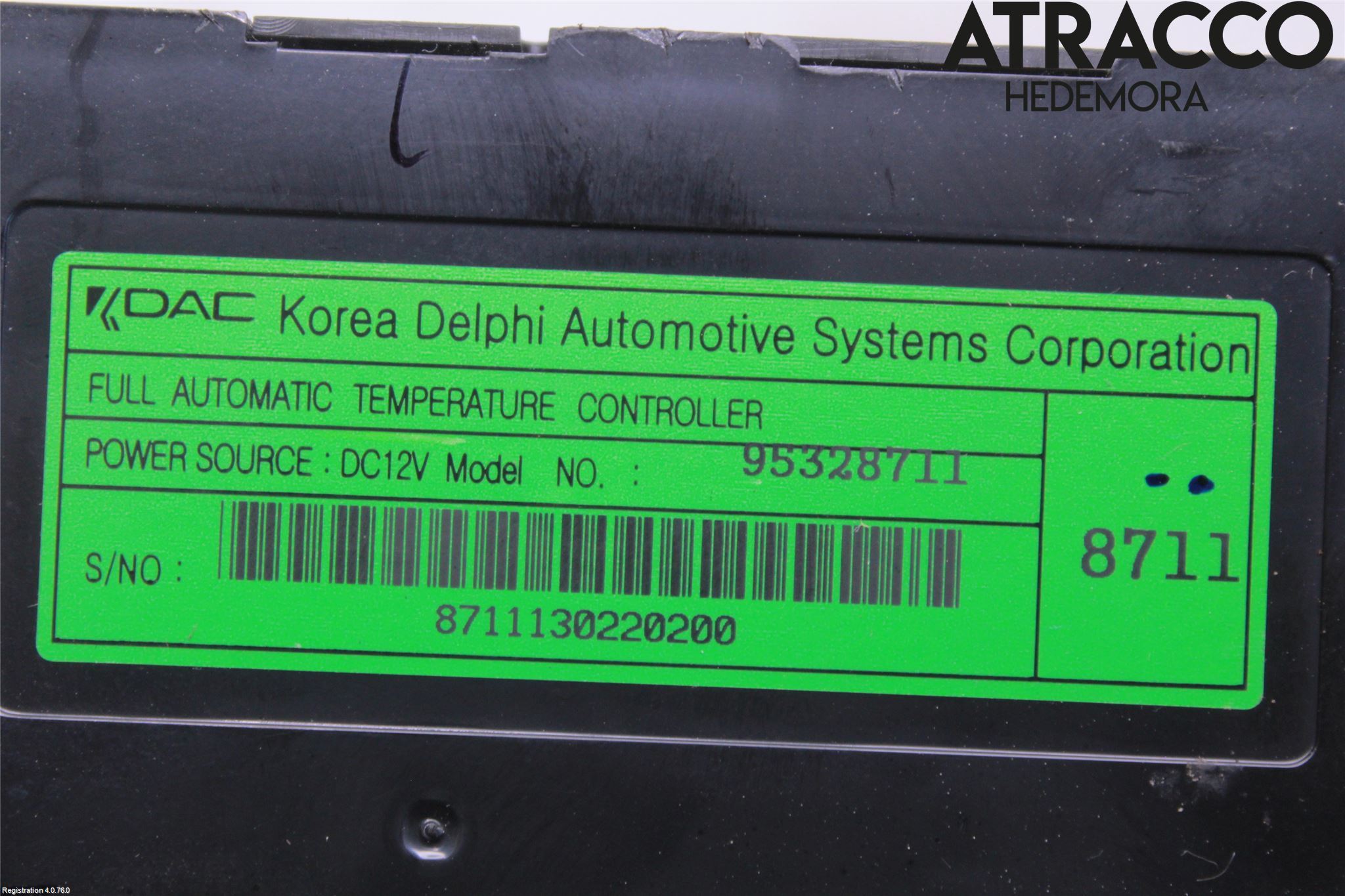 Chevrolet CAPTIVA Varme Ac Betjening-Display