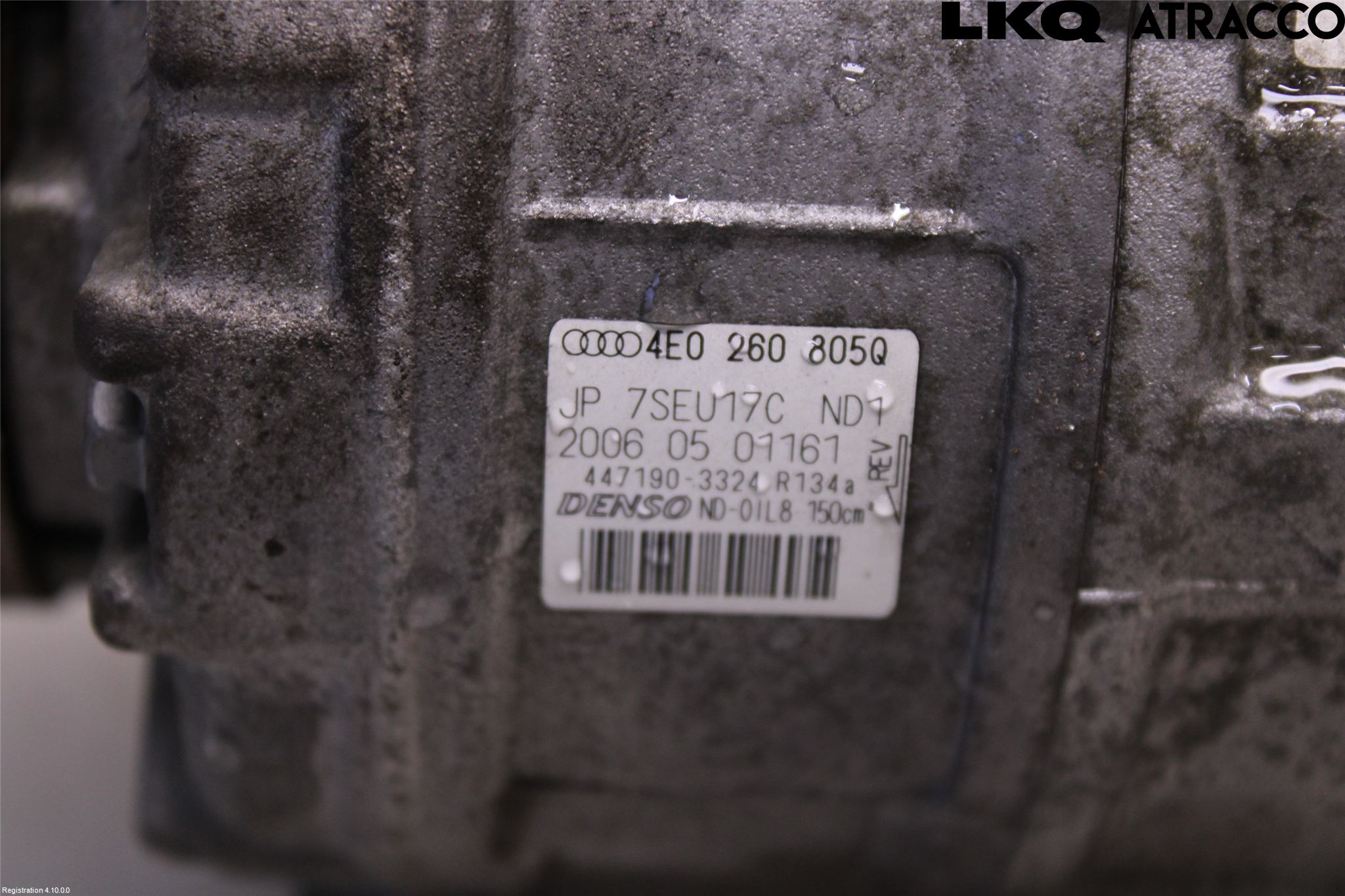 Audi A8/S8 4E  02-09 Varme Ac Kompressor