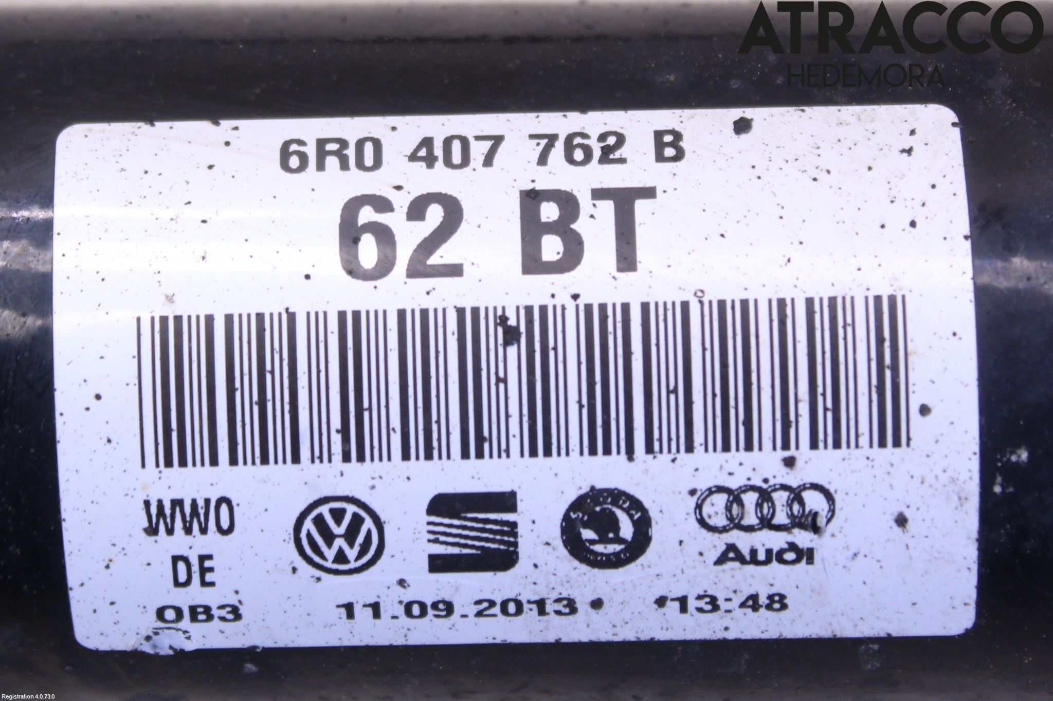 Skoda RAPID Drivaksel Foran Kompl Høyre