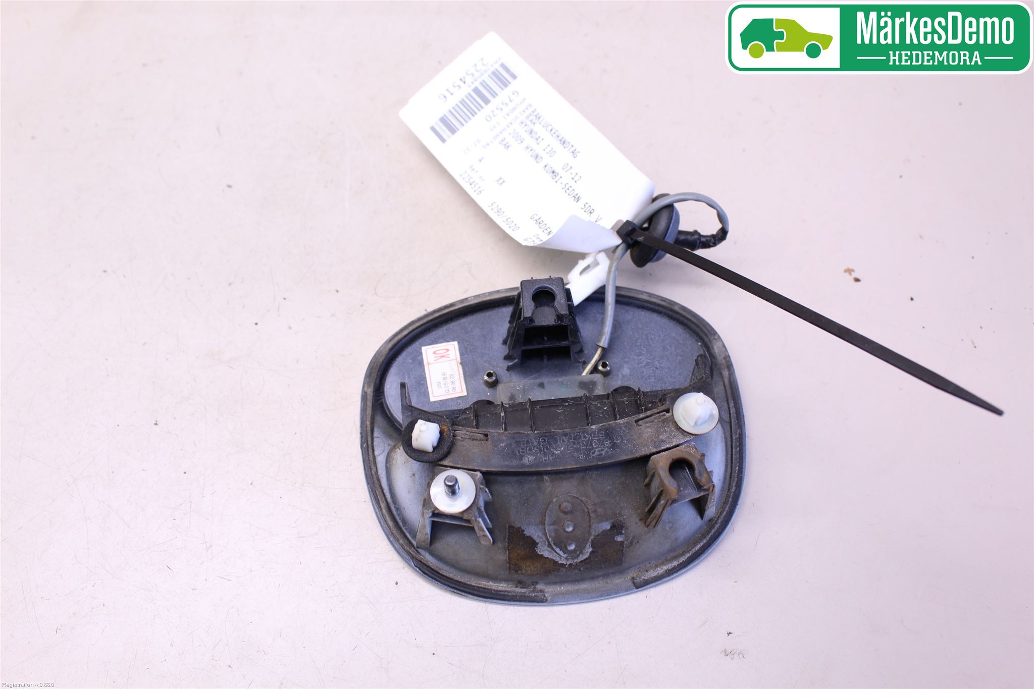 Hyundai i30 FD 07-12 Bakluke Handtak Ytre