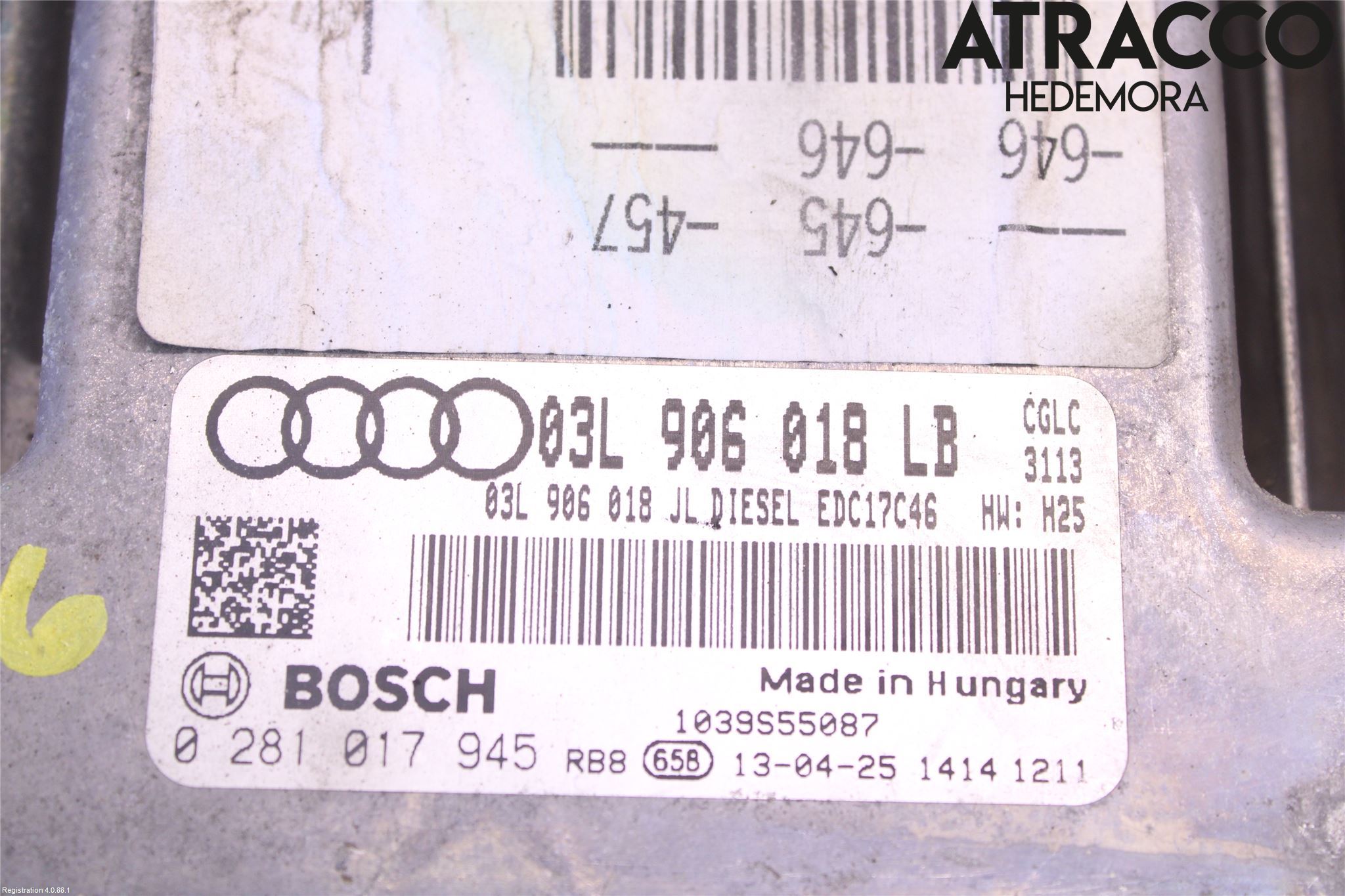 Audi A6/S6 4G 11-18 Styreenhet Dieselpumpe