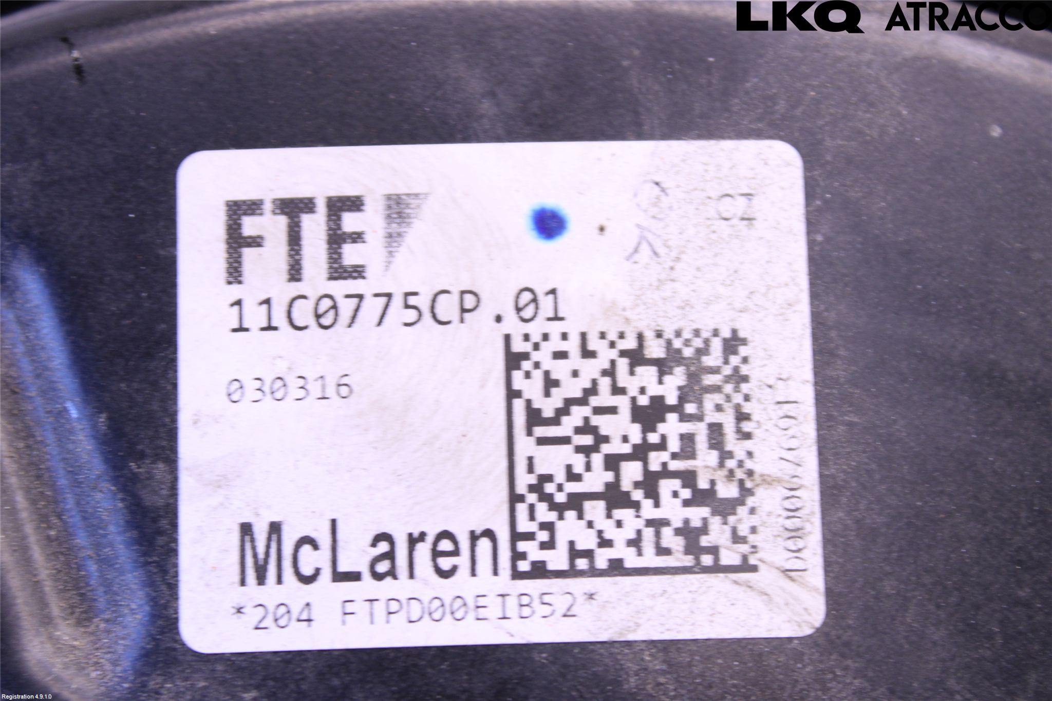 McLAREN Bremseservo