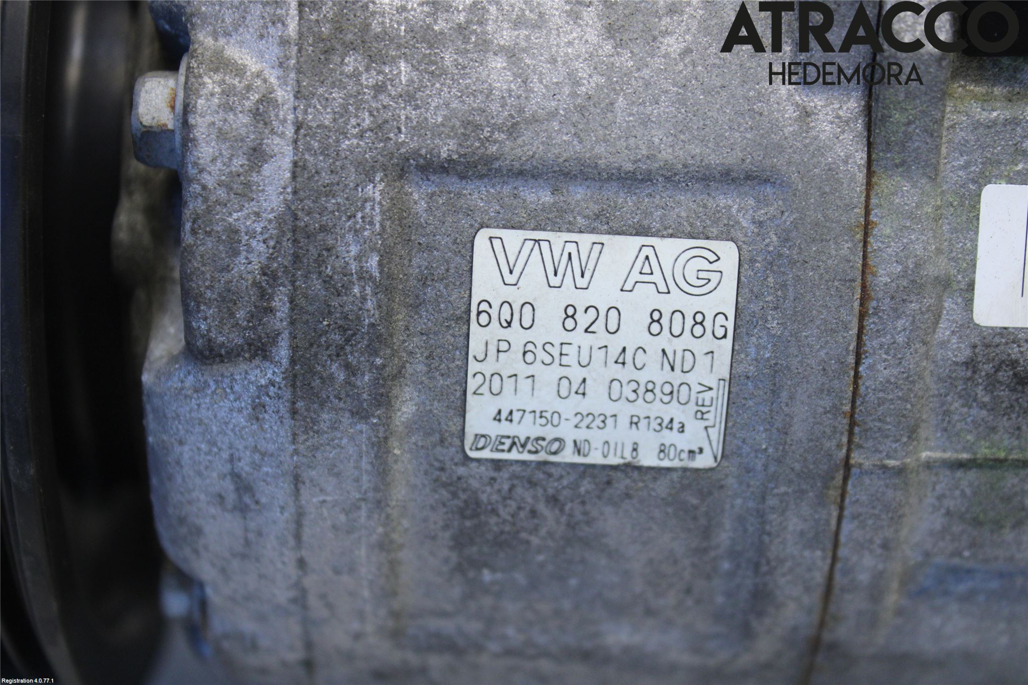 Volkswagen VW POLO 05-09 Varme Ac Kompressor