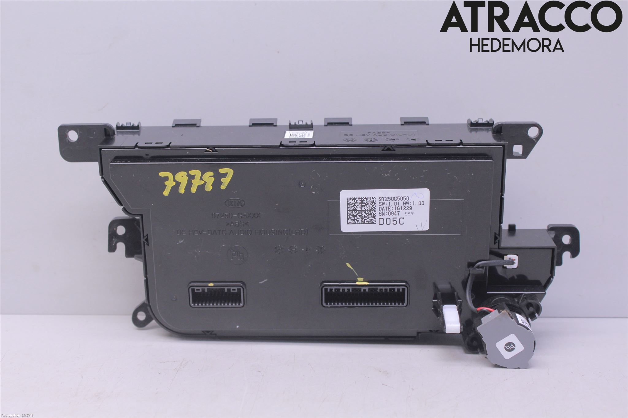 Kia NIRO (DE) 17-22 Varme Ac Betjening-Display