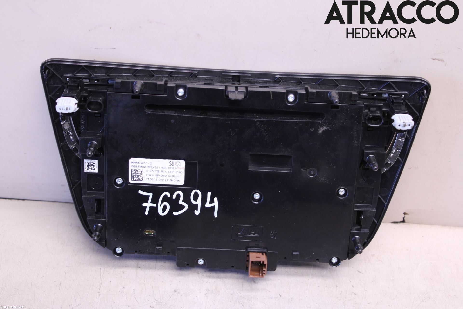 Peugeot 508 11-18 Varme Ac Betjening-Display