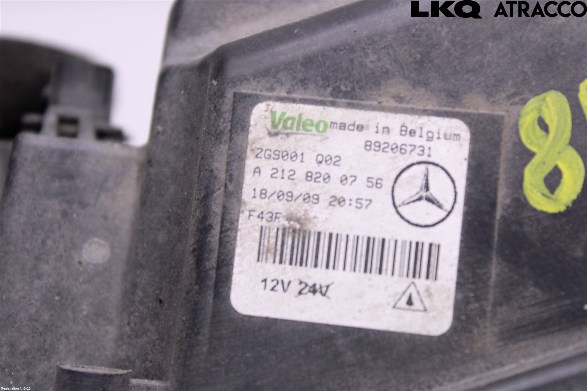 Mercedes-Benz MB E-KLASS (W212) 09-16 Frontlykt-Kurve-Tåkelys