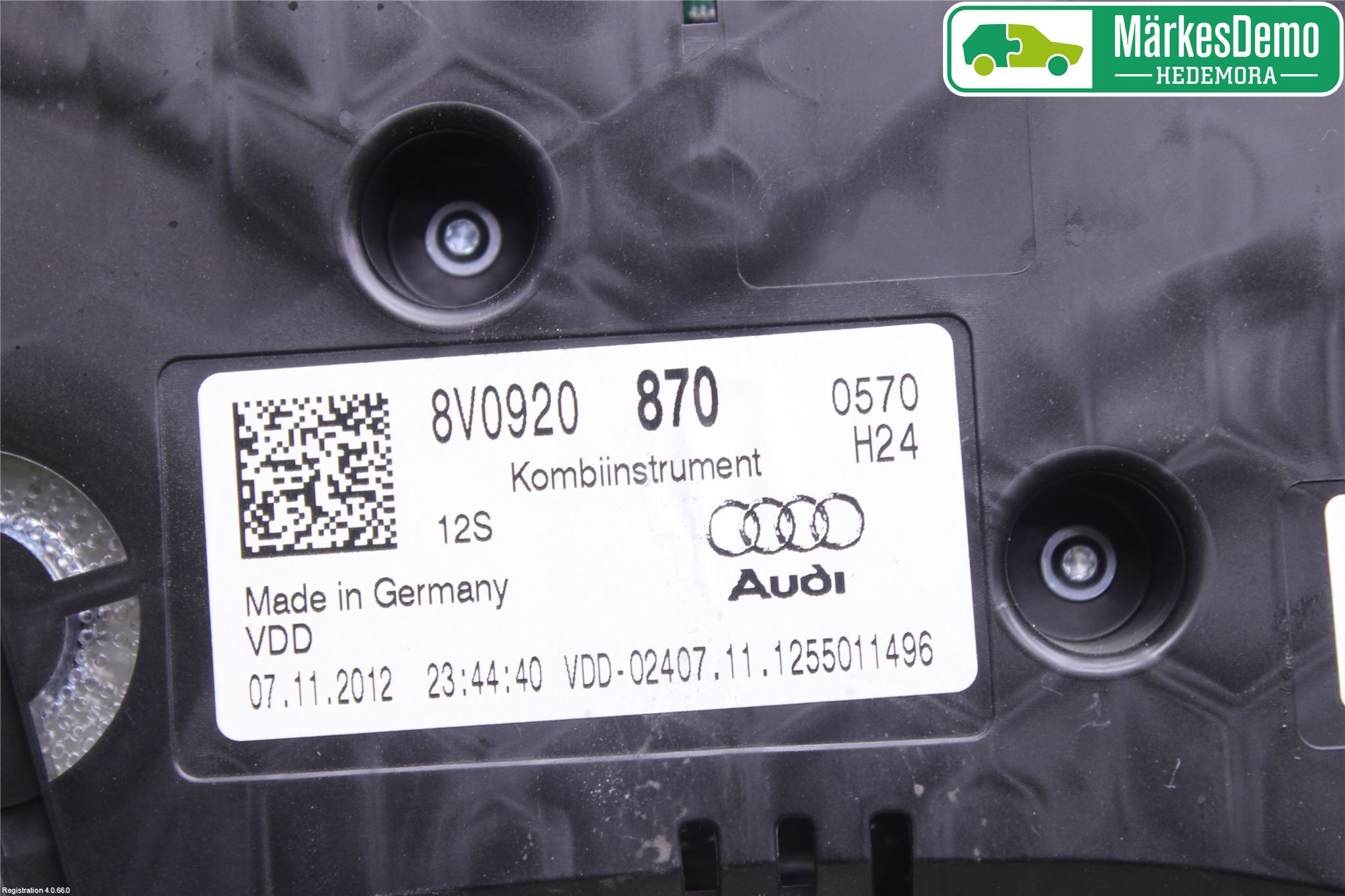 Audi A3/S3 8V 13-20 Instr Kombinert