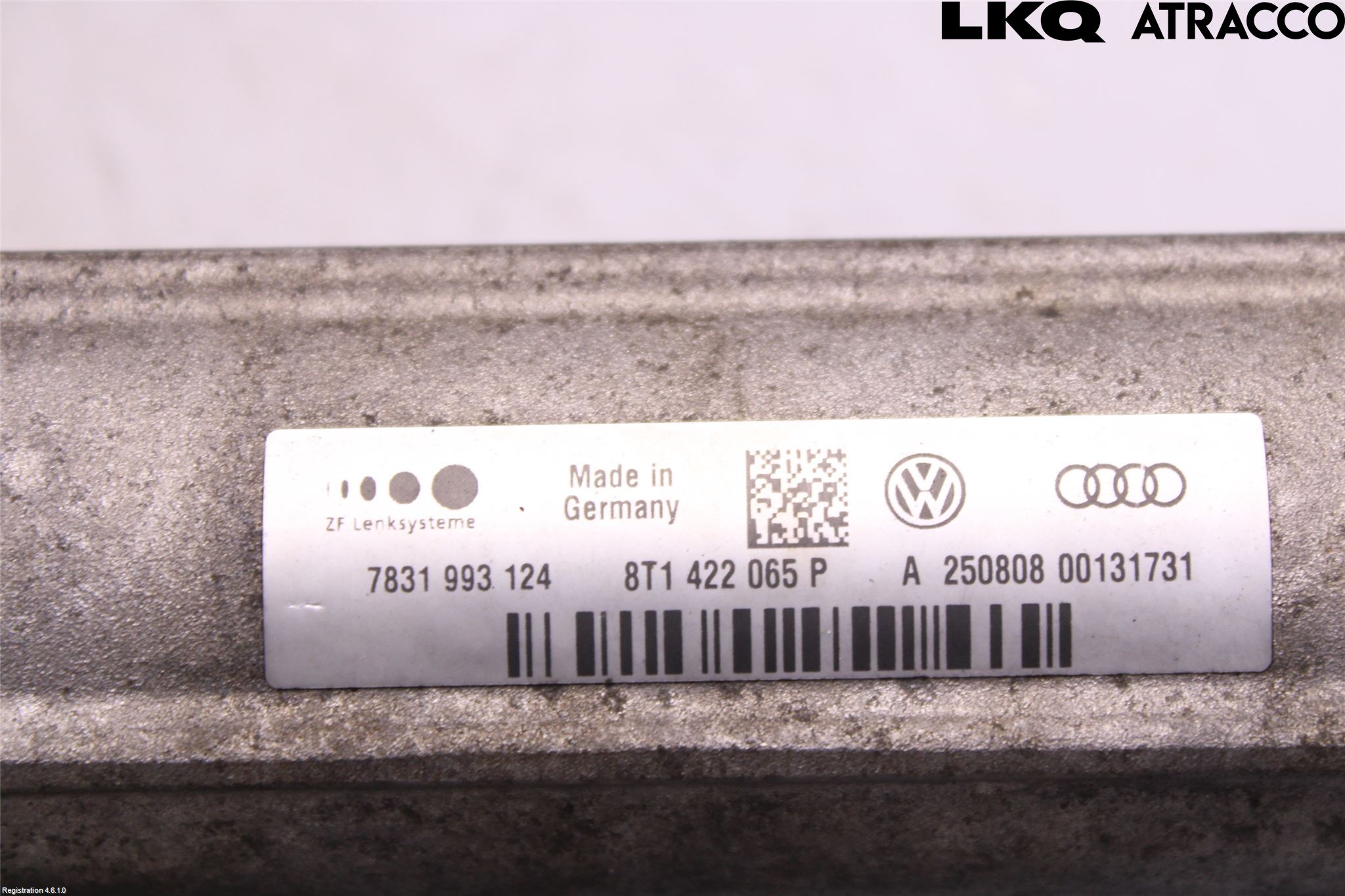 Audi A5 07-16 Servo Snekke - Tannstang