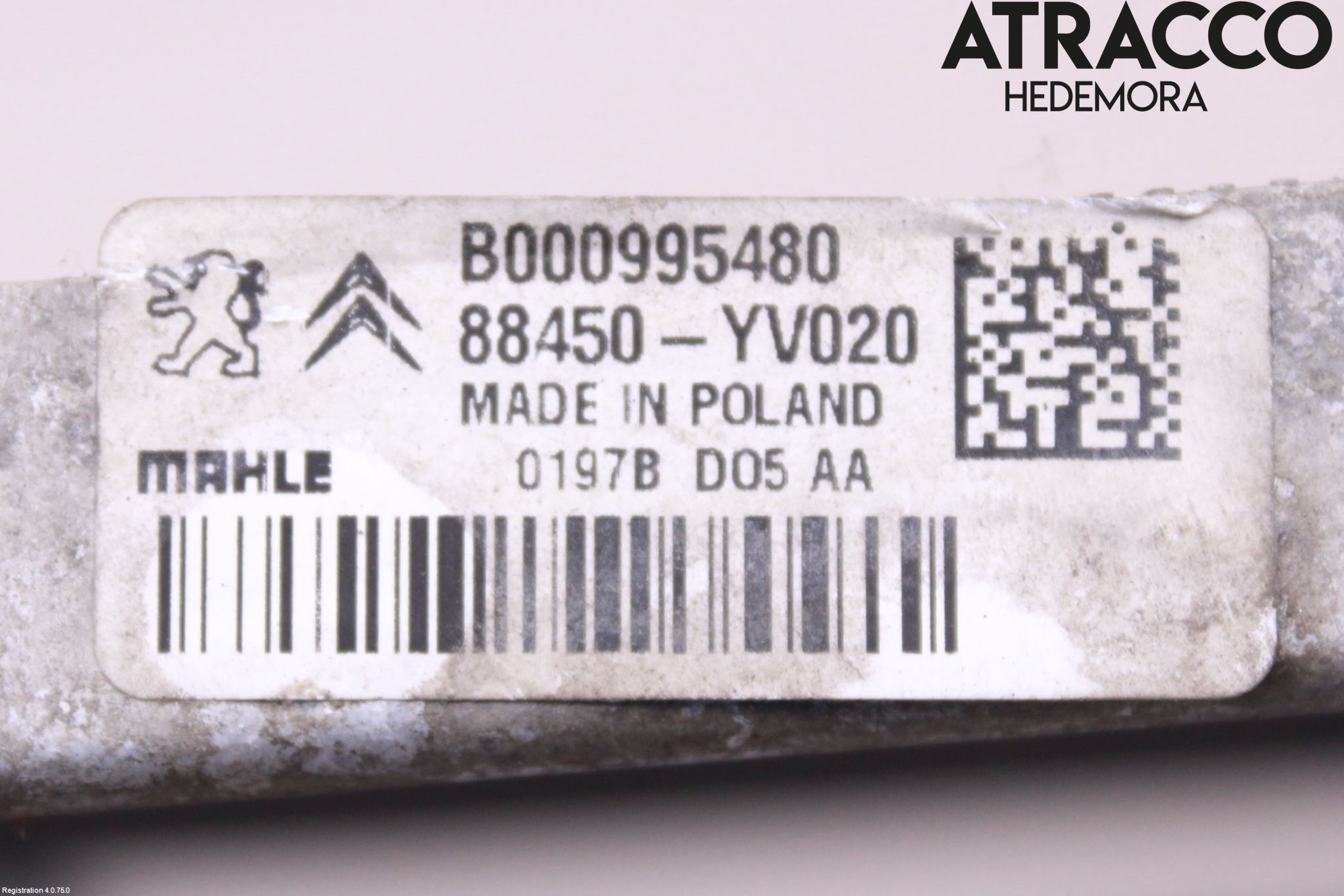 Peugeot 108 15-22 Varme Ac Kondenser-Kjøler