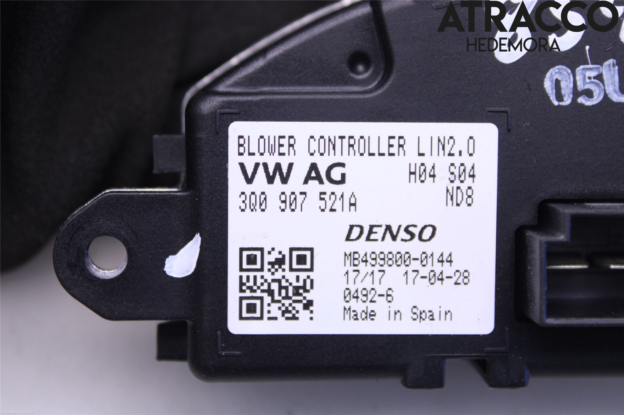 Volkswagen VW PASSAT 15-19 Varmeapparat Viftemotstand