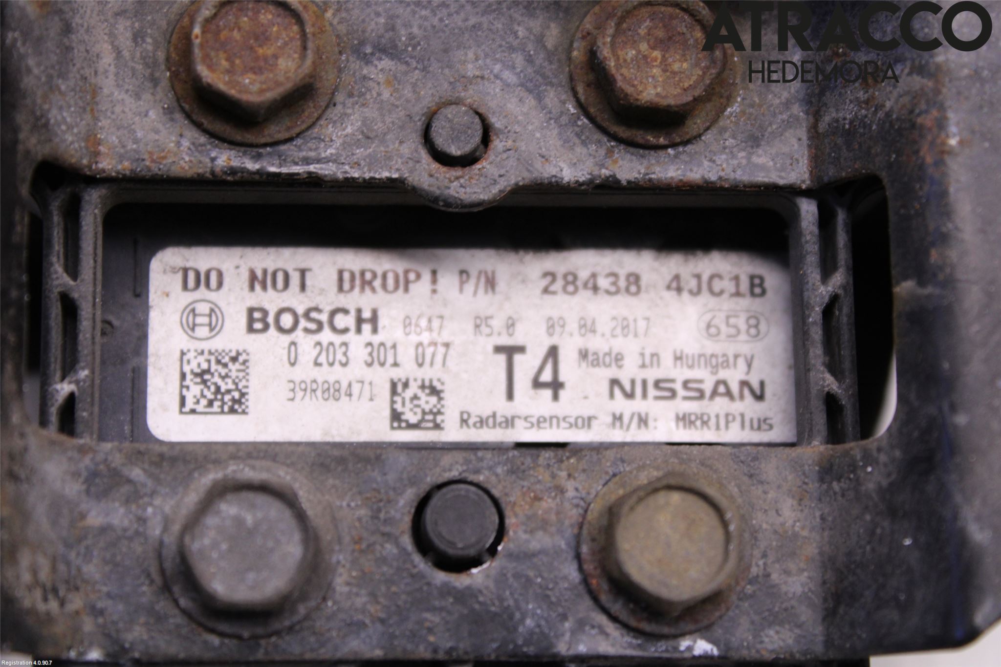 Nissan NAVARA, TREK-1 17-21 Sensor Fartsbegrensning