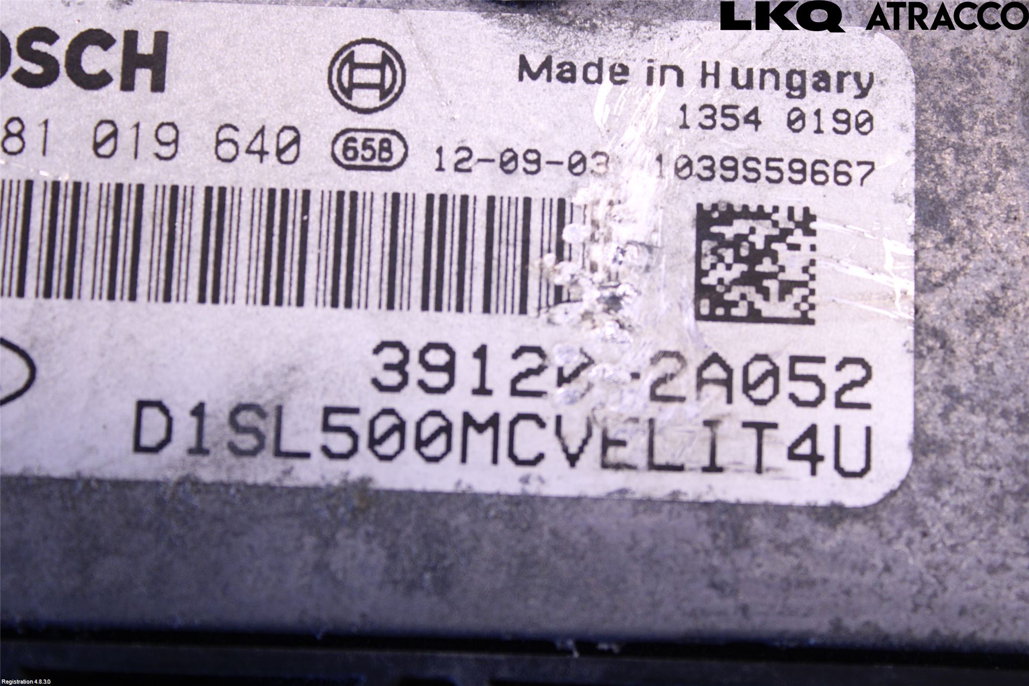 Kia SPORTAGE (SL) 11-15 Styreenhet Dieselpumpe