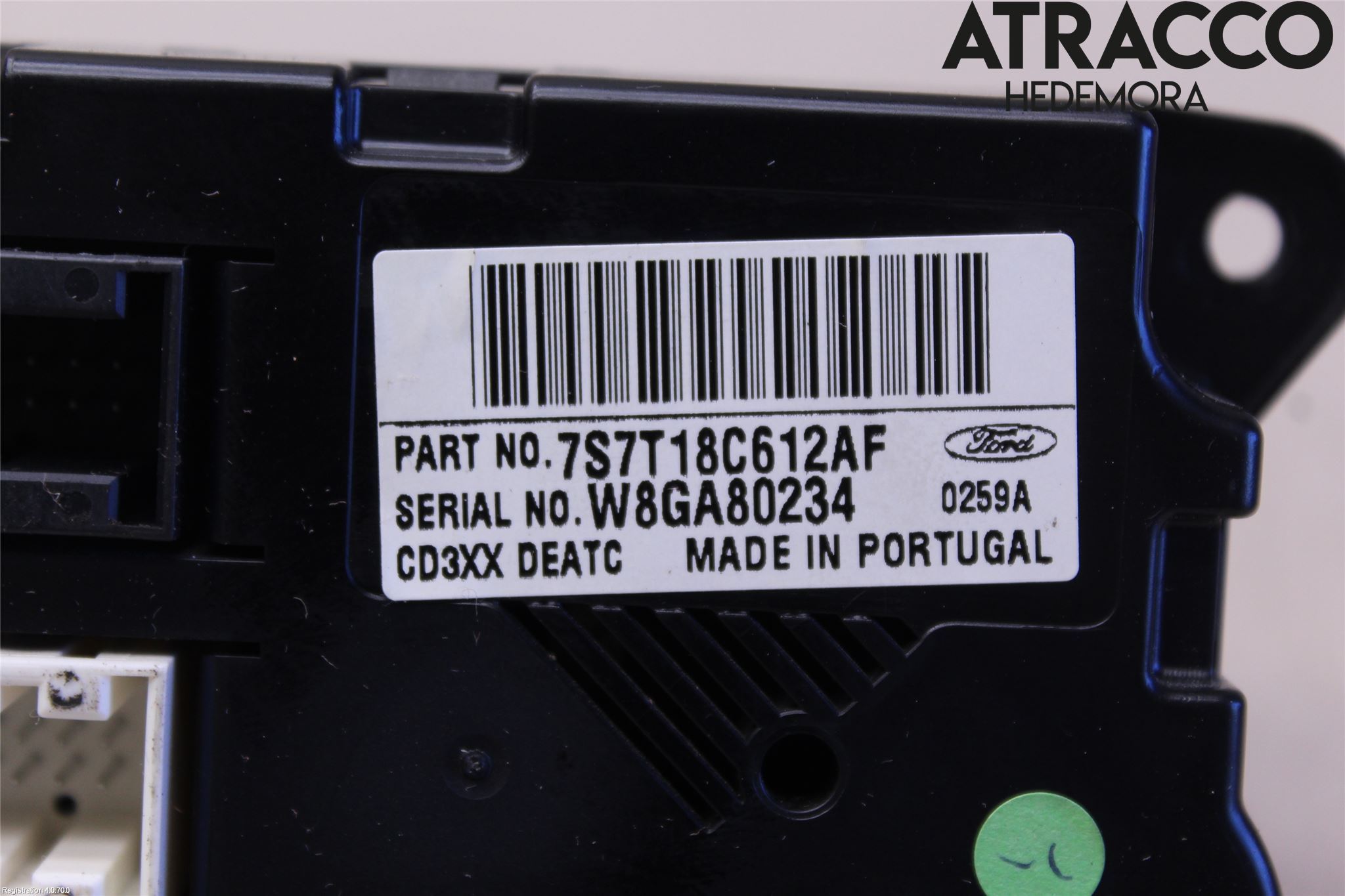 Ford S-MAX 06-15 Varme Ac Betjening-Display