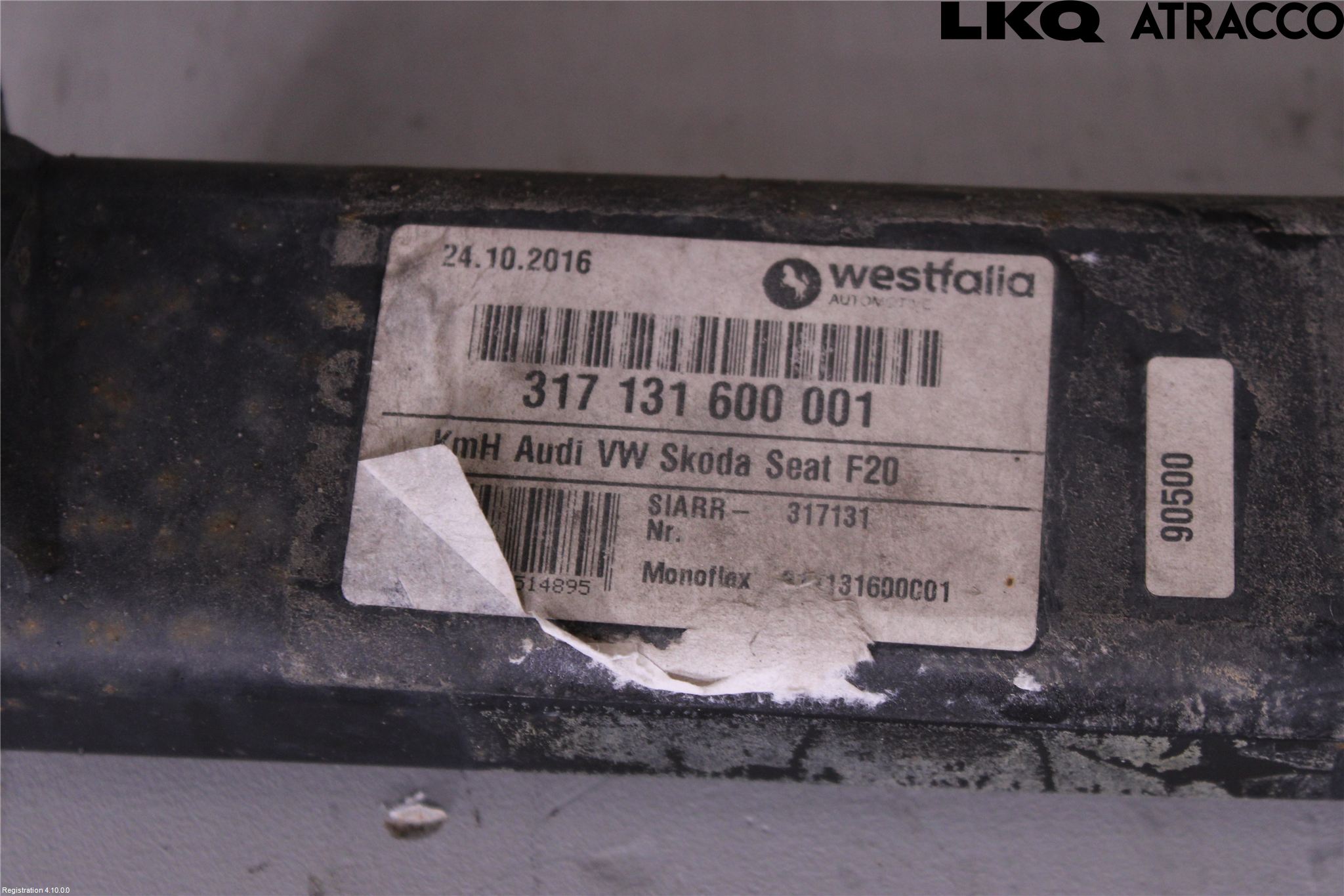 Volkswagen VW GOLF / E-GOLF VII 13-20 Tilhengerfeste