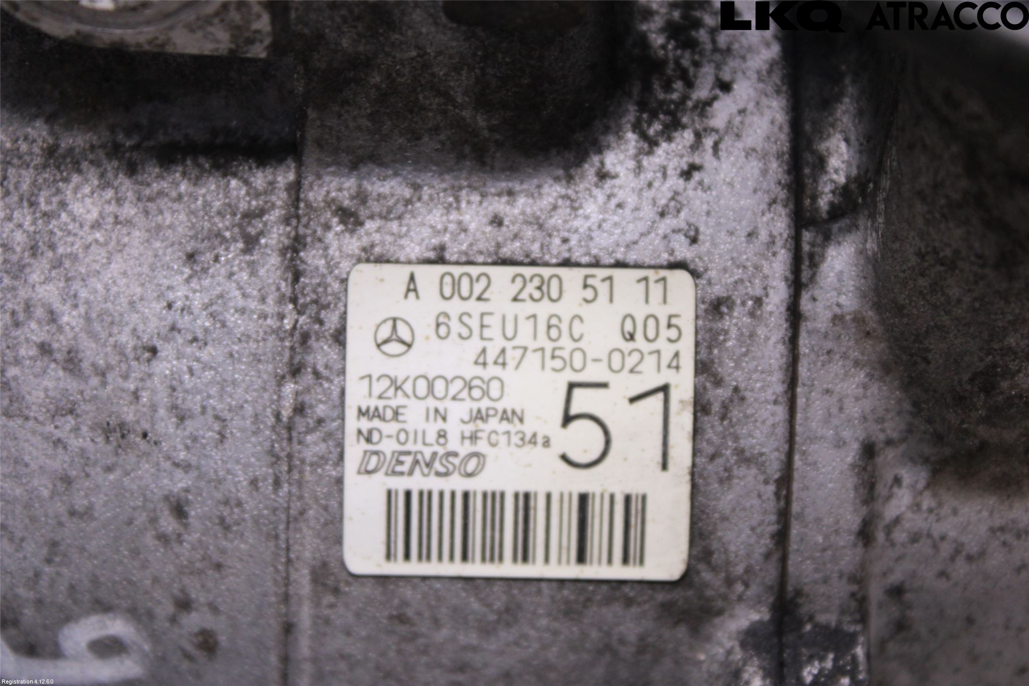 Mercedes-Benz MB E-KLASS (W211) 02-09 Varme Ac Kompressor