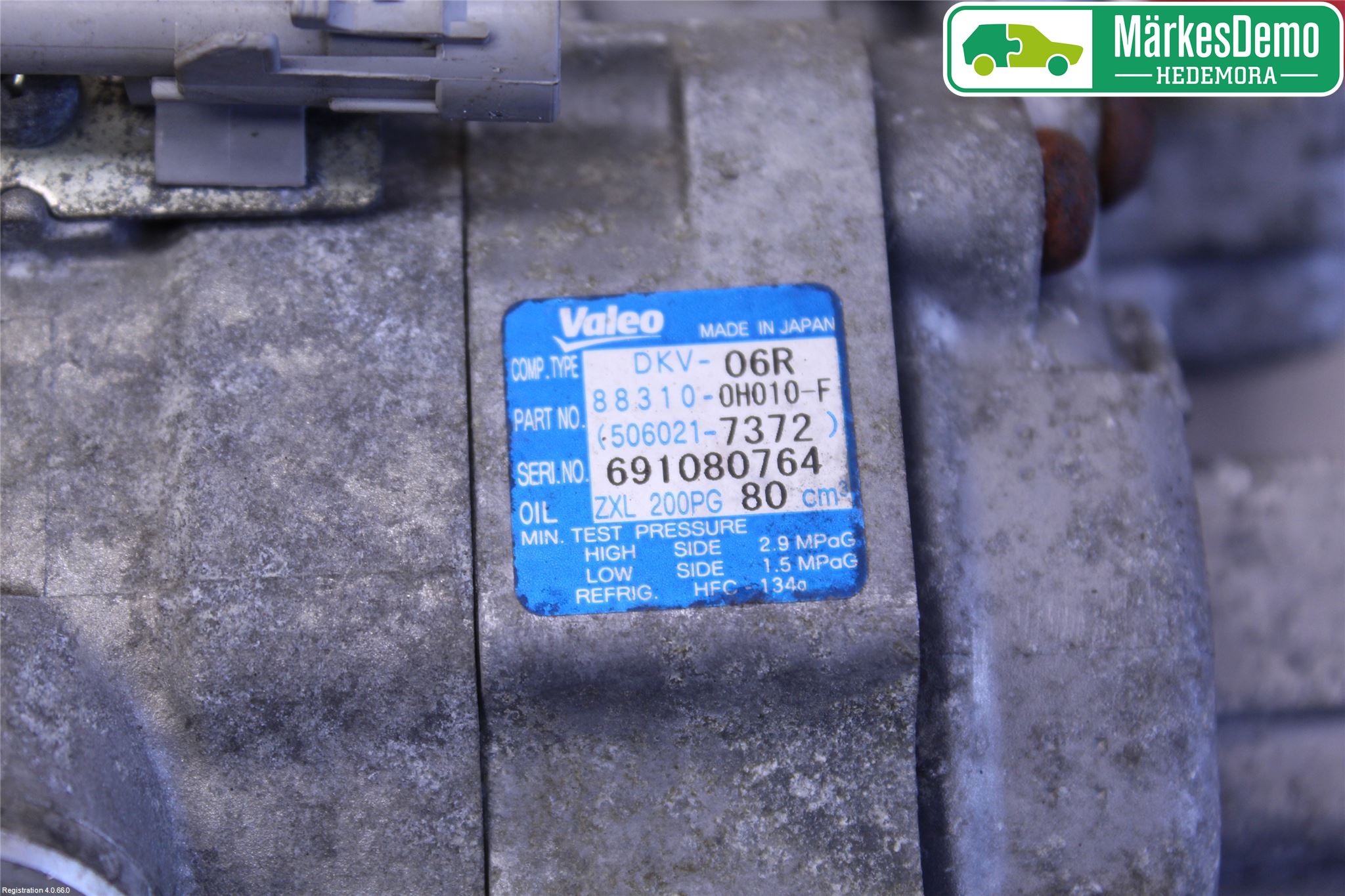 Peugeot 107 Varme Ac Kompressor