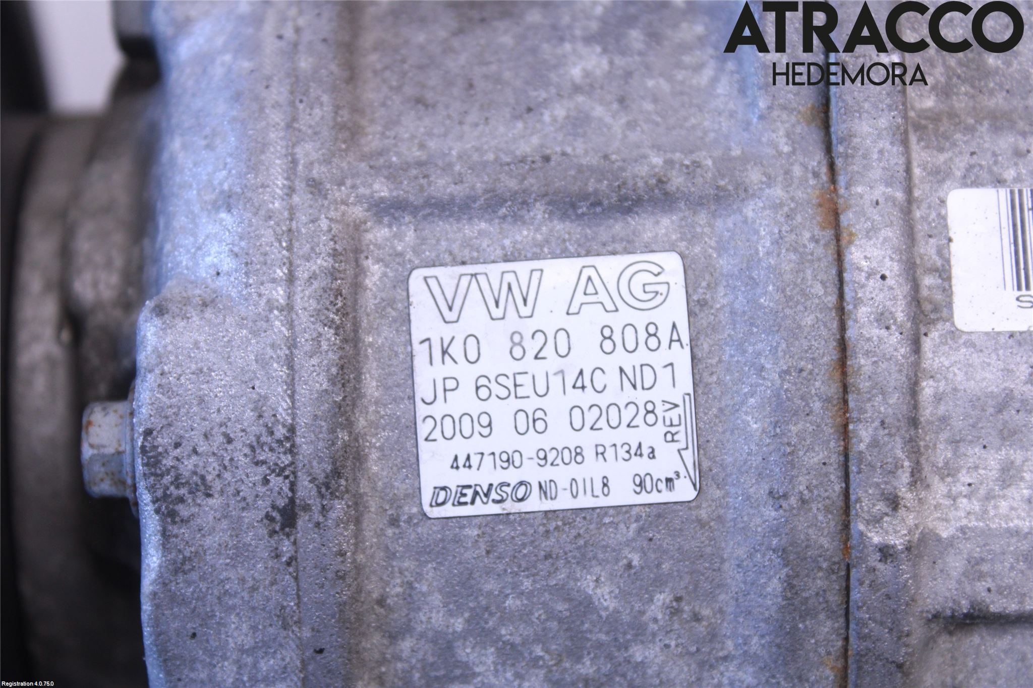 Volkswagen VW TIGUAN 07-16 Varme Ac Kompressor