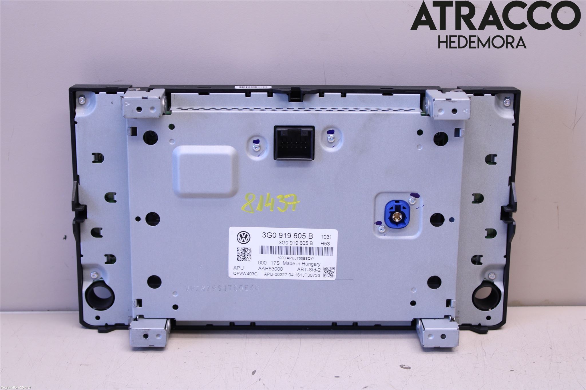 Volkswagen VW PASSAT 15-19 Stereo Radio Med Cd