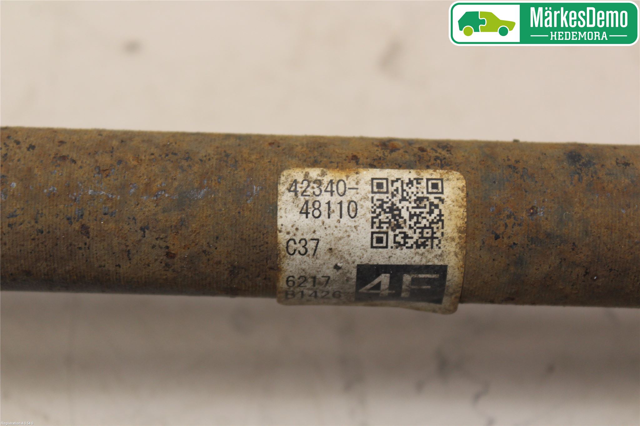 Toyota RAV4 13-18 Drivaksel Bak Kompl Venstre