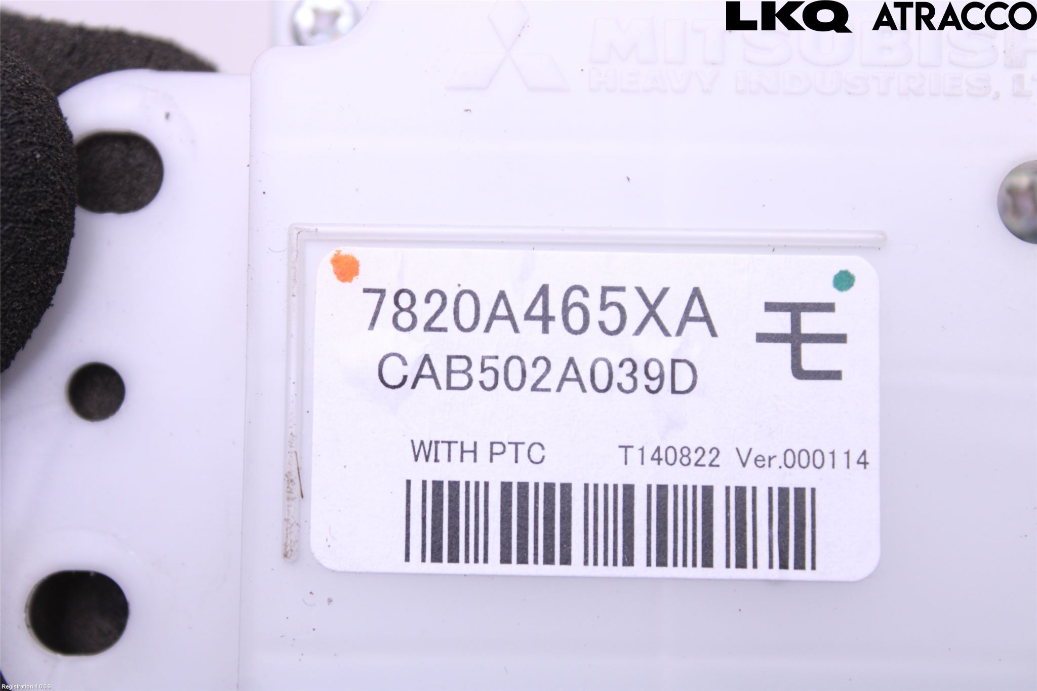 Mitsubishi OUTLANDER 13-21 Varme Ac Betjening-Display