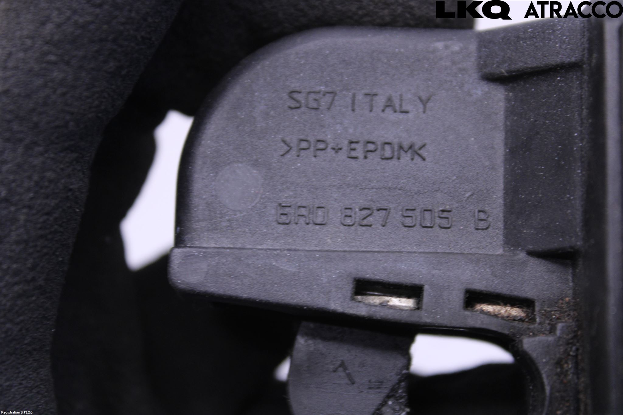 Volkswagen VW POLO 10-17 Bakluke-Lokk Låsekasse
