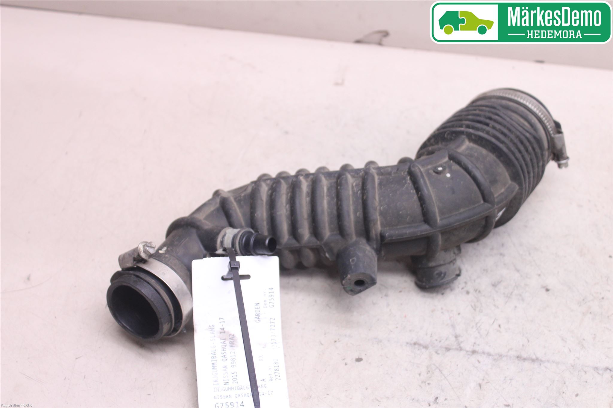 Nissan QASHQAI 14-17 Inns Gummibelg - Slange