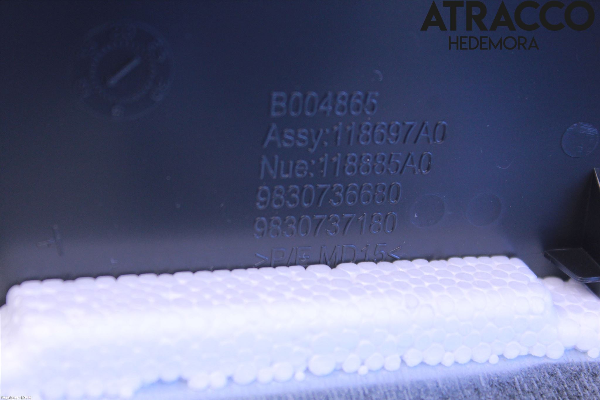 Citroen C4/E-C4 C4X/E-C4X III 21- Rattdeksel - Deksler