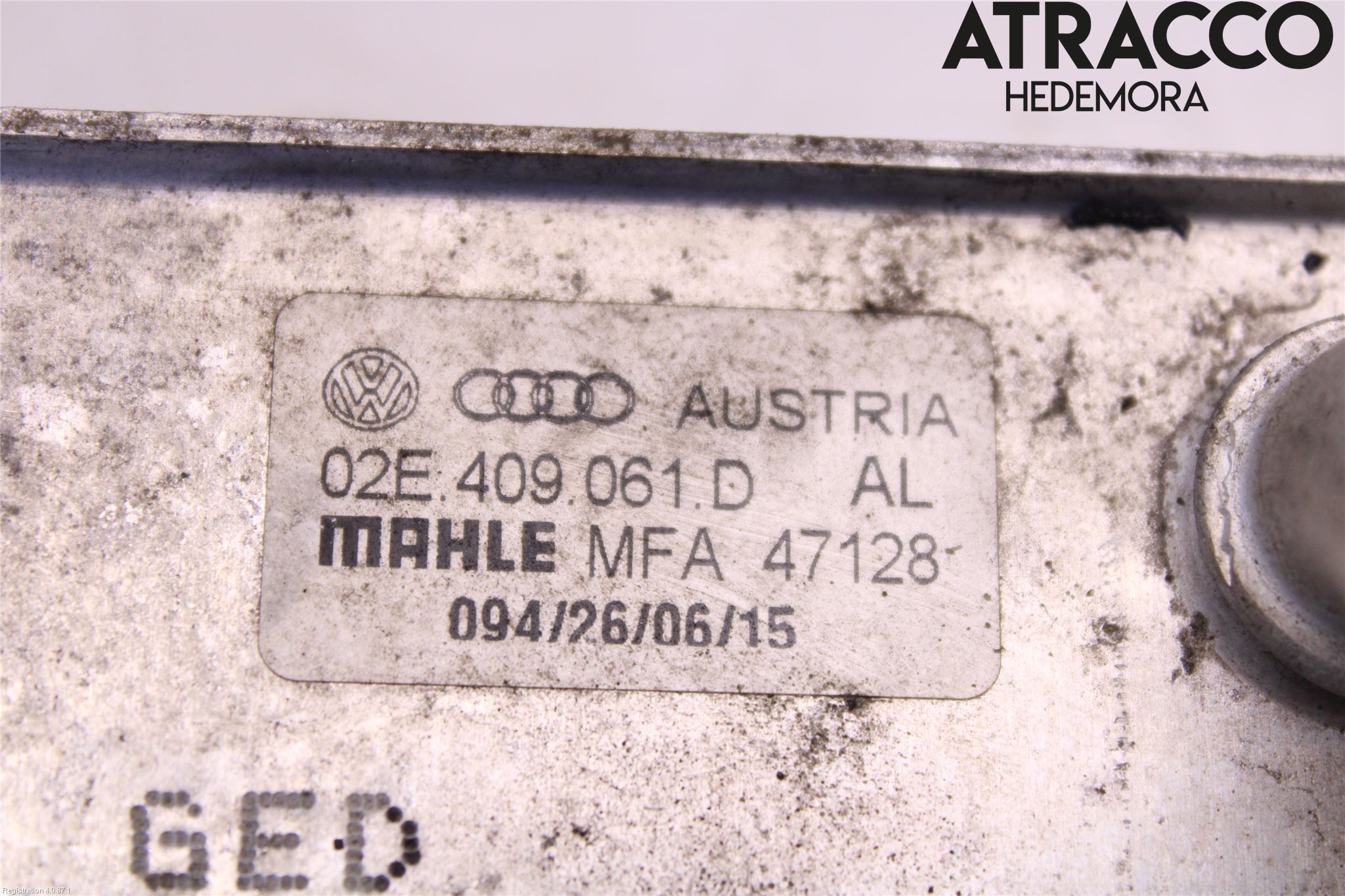 Audi A3/S3 8V 13-20 Radiator Oljekjøler Automatgea