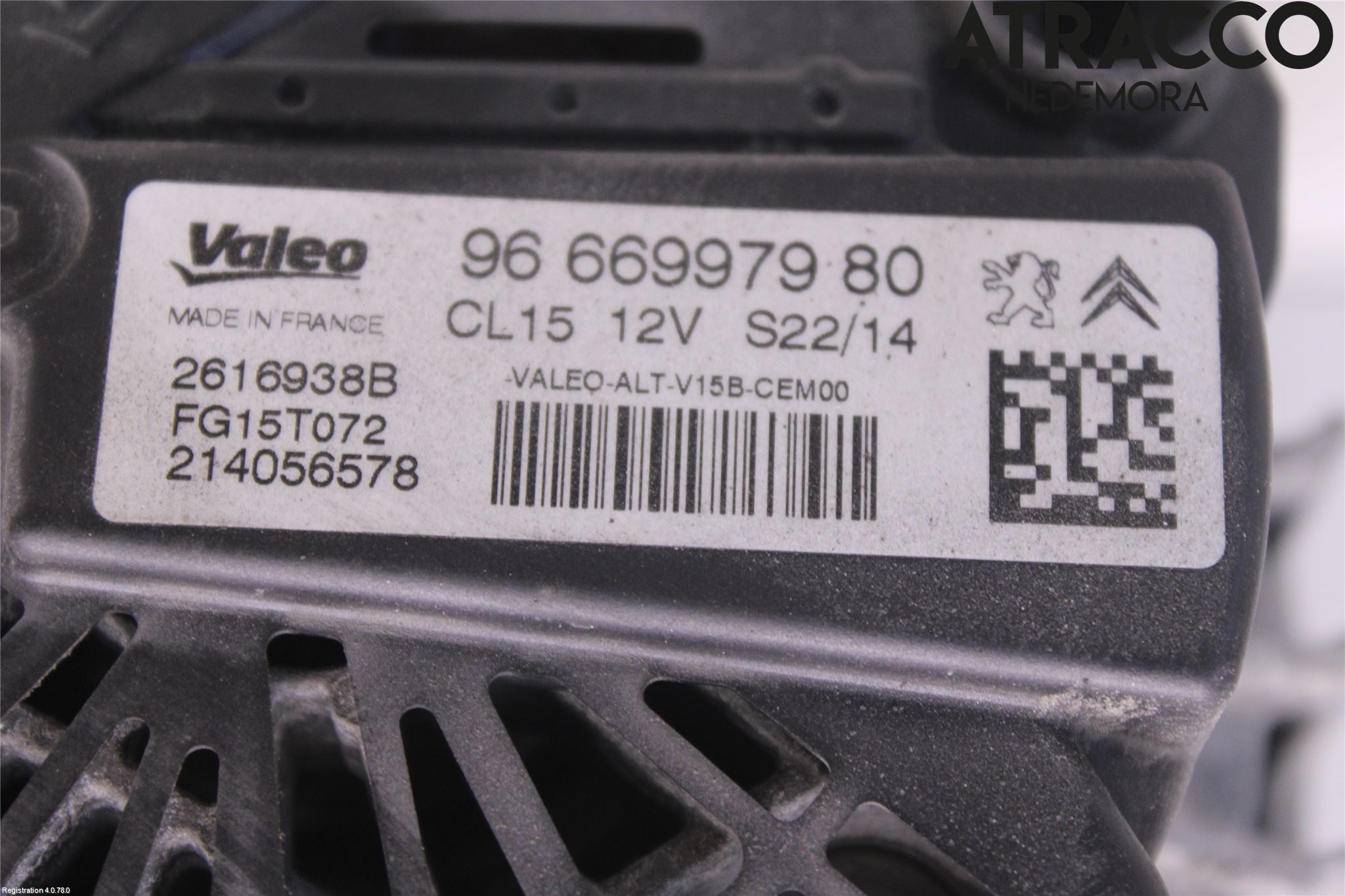 Peugeot 3008 09-16 Dynamo