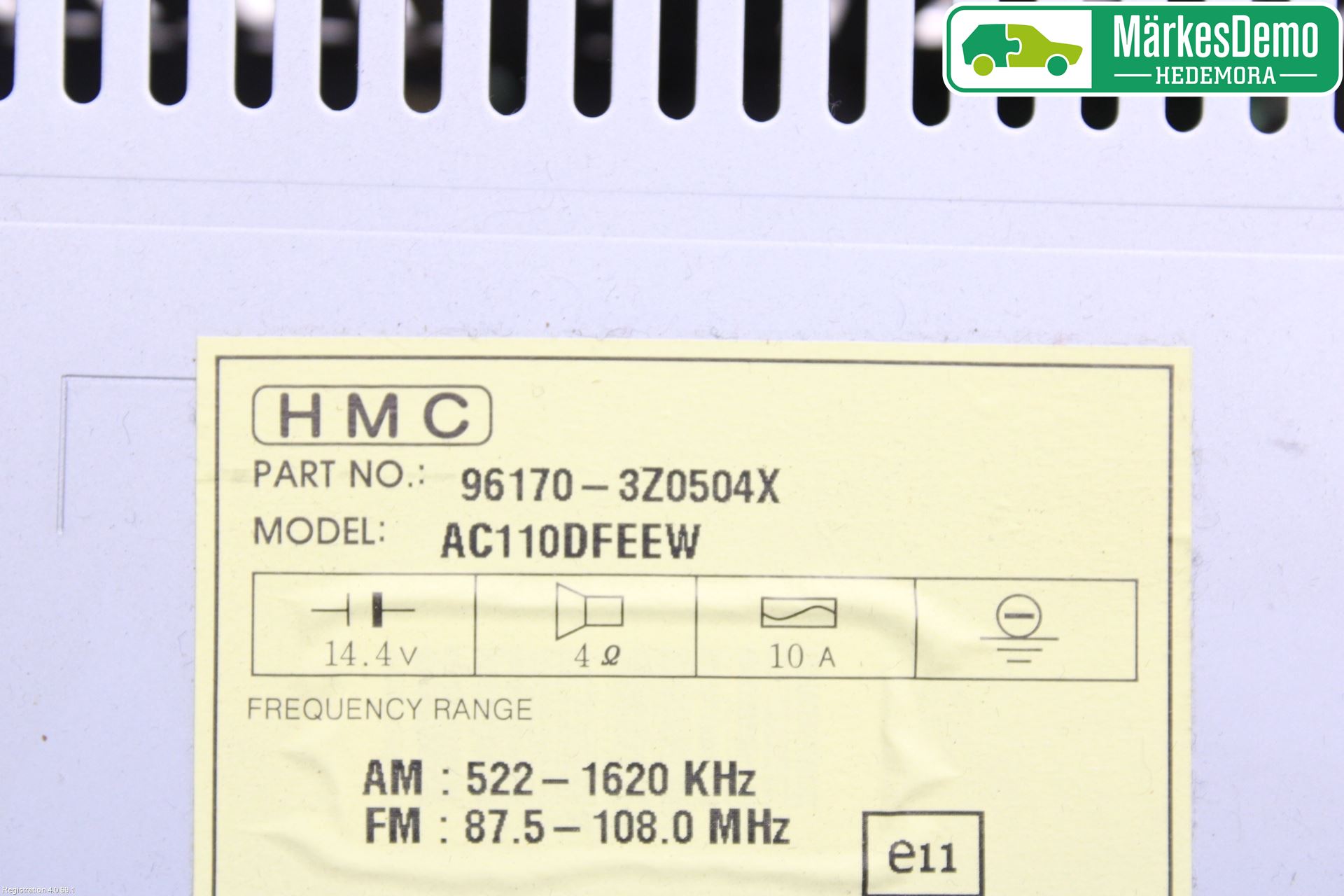 Hyundai i40 08-15 Stereo Radio Med Cd