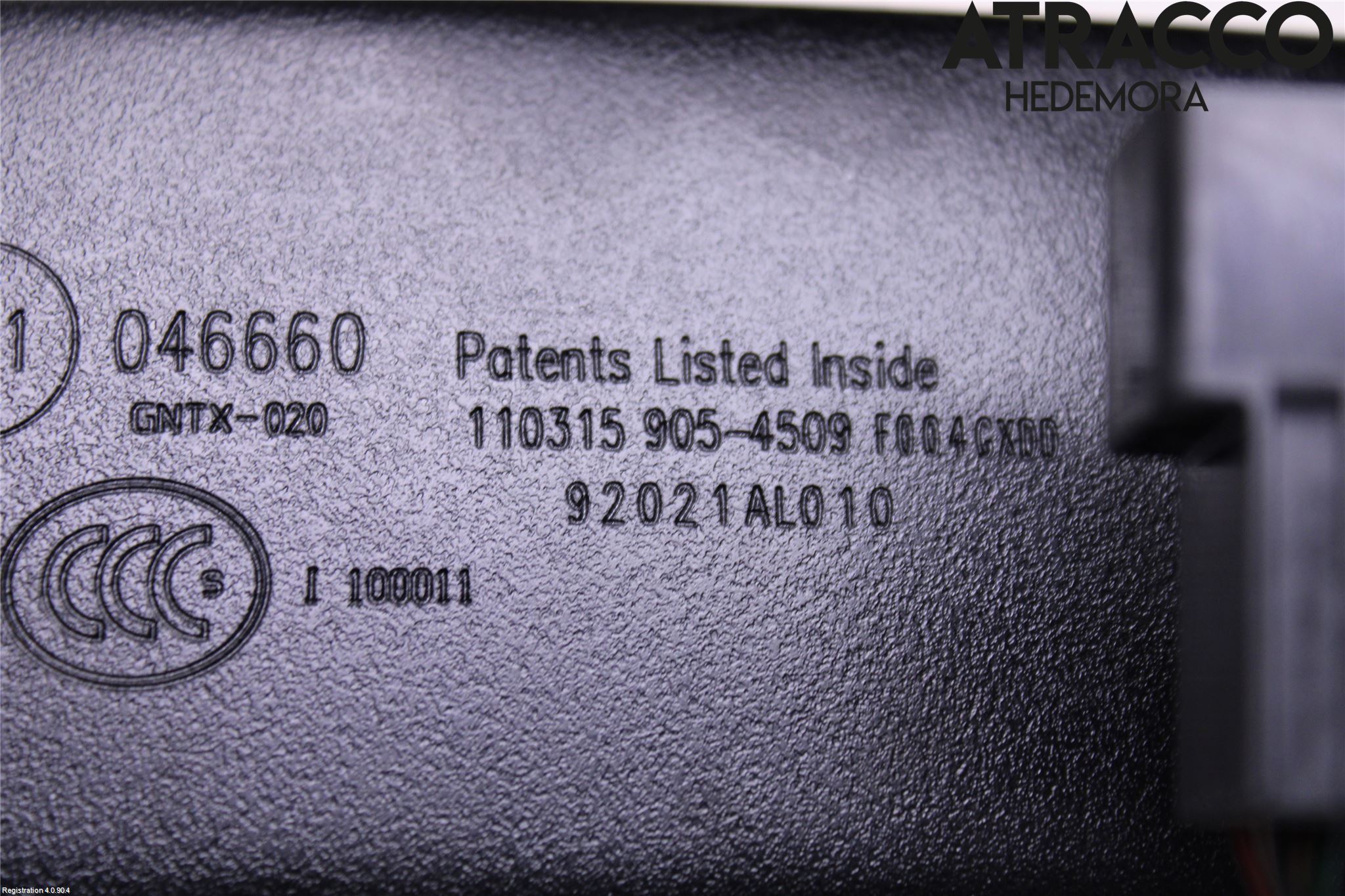 Subaru OUTBACK 15-20 Speil Innvendig