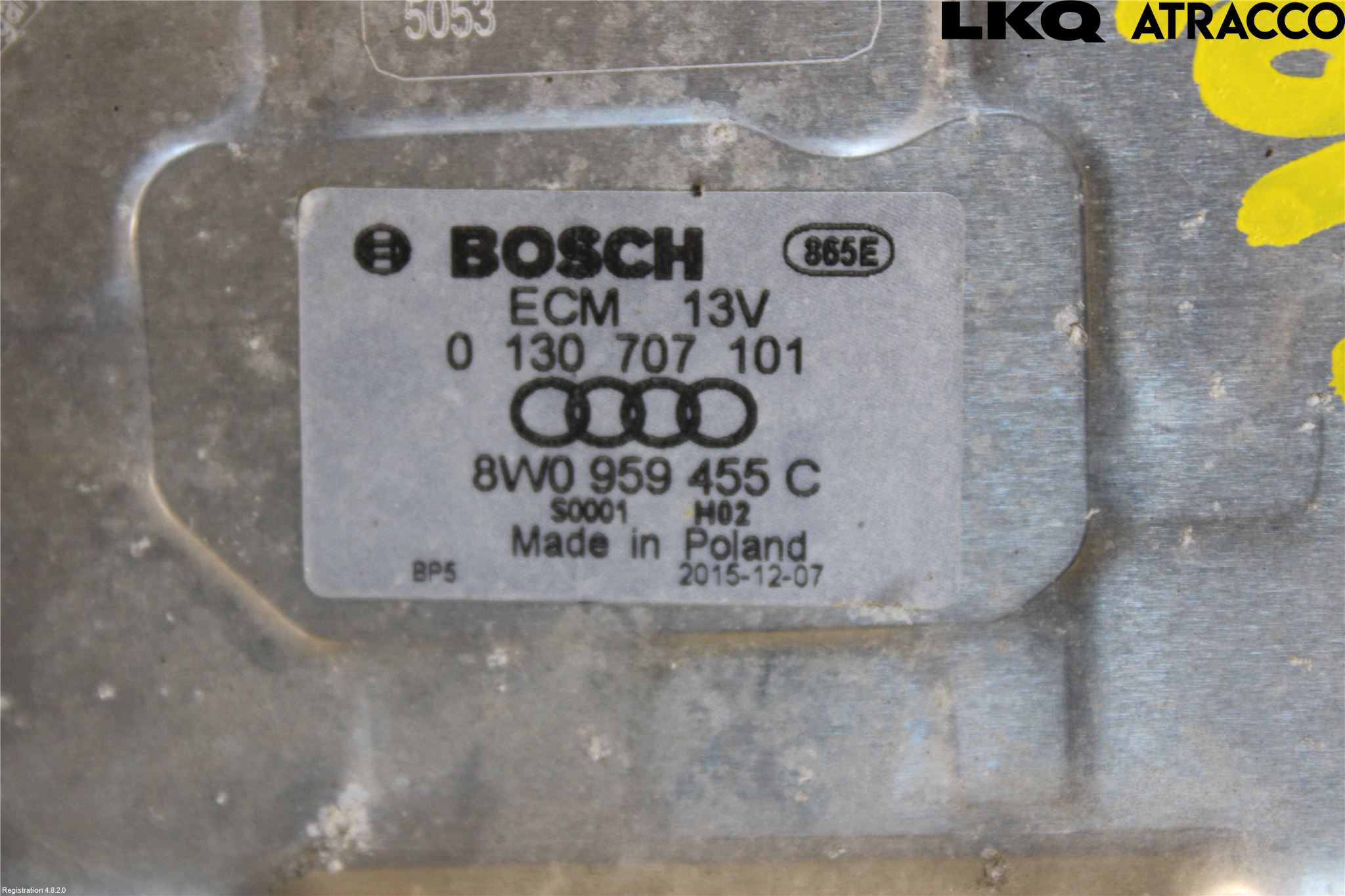 Audi A4/S4 B9 16-19 Kjølevifte Elektrisk
