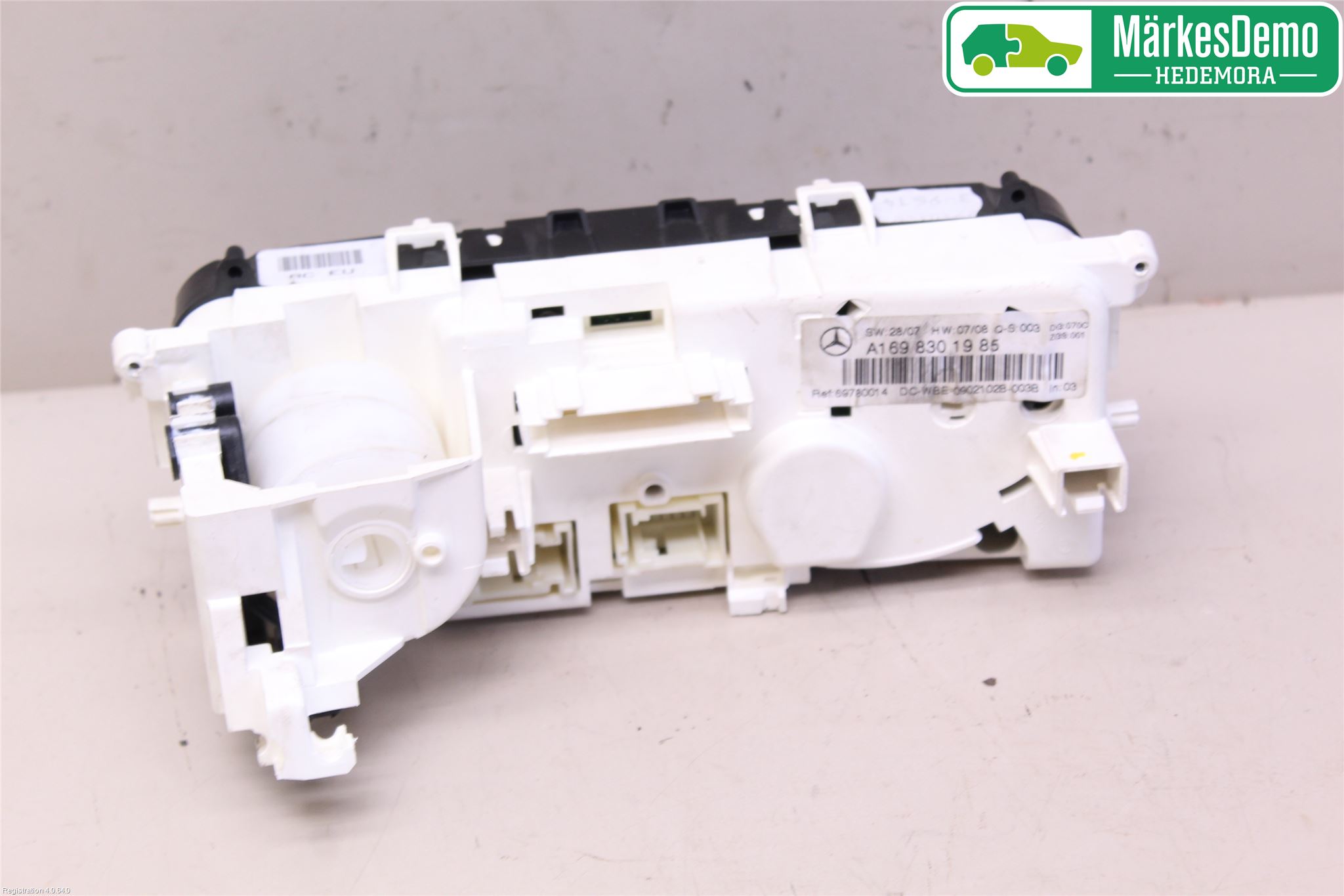 Mercedes-Benz MB B-KLASS (W245) 05-12 Varme Ac Betjening-Display
