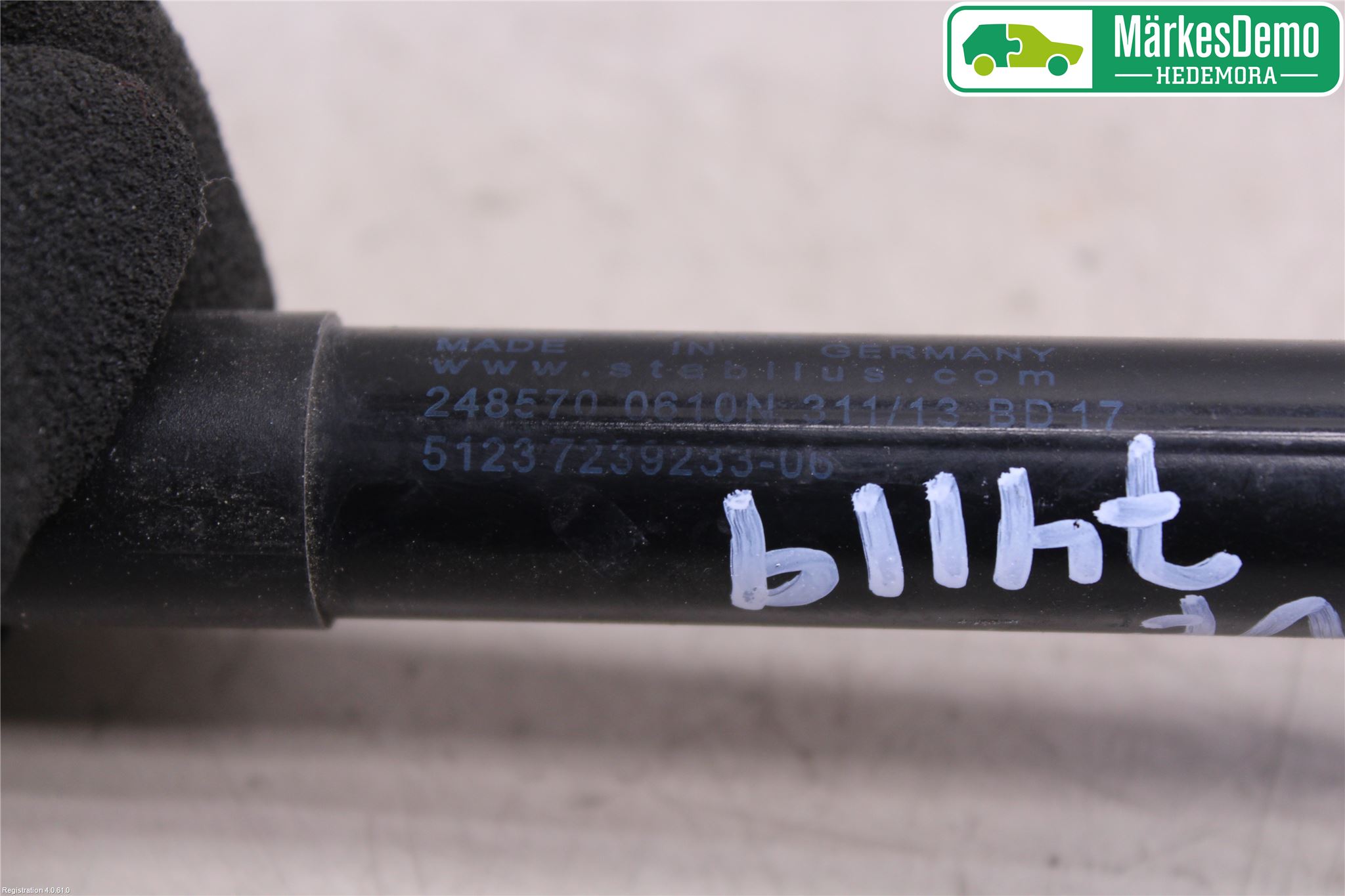 BMW 3 F30/F31/F80 12-19 Panser Demper-Gassfjær