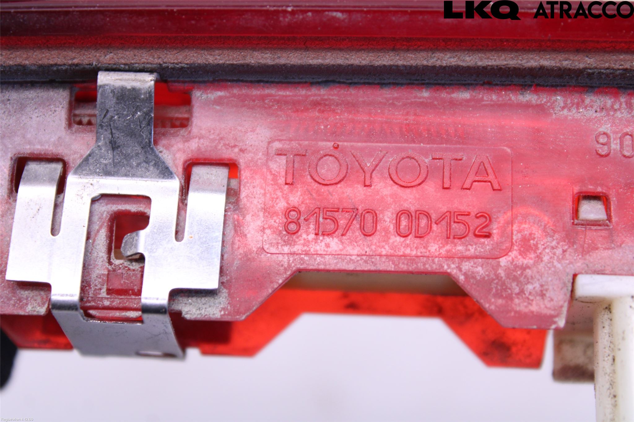Toyota YARIS XP130 15-20 Bremselys Bakrute