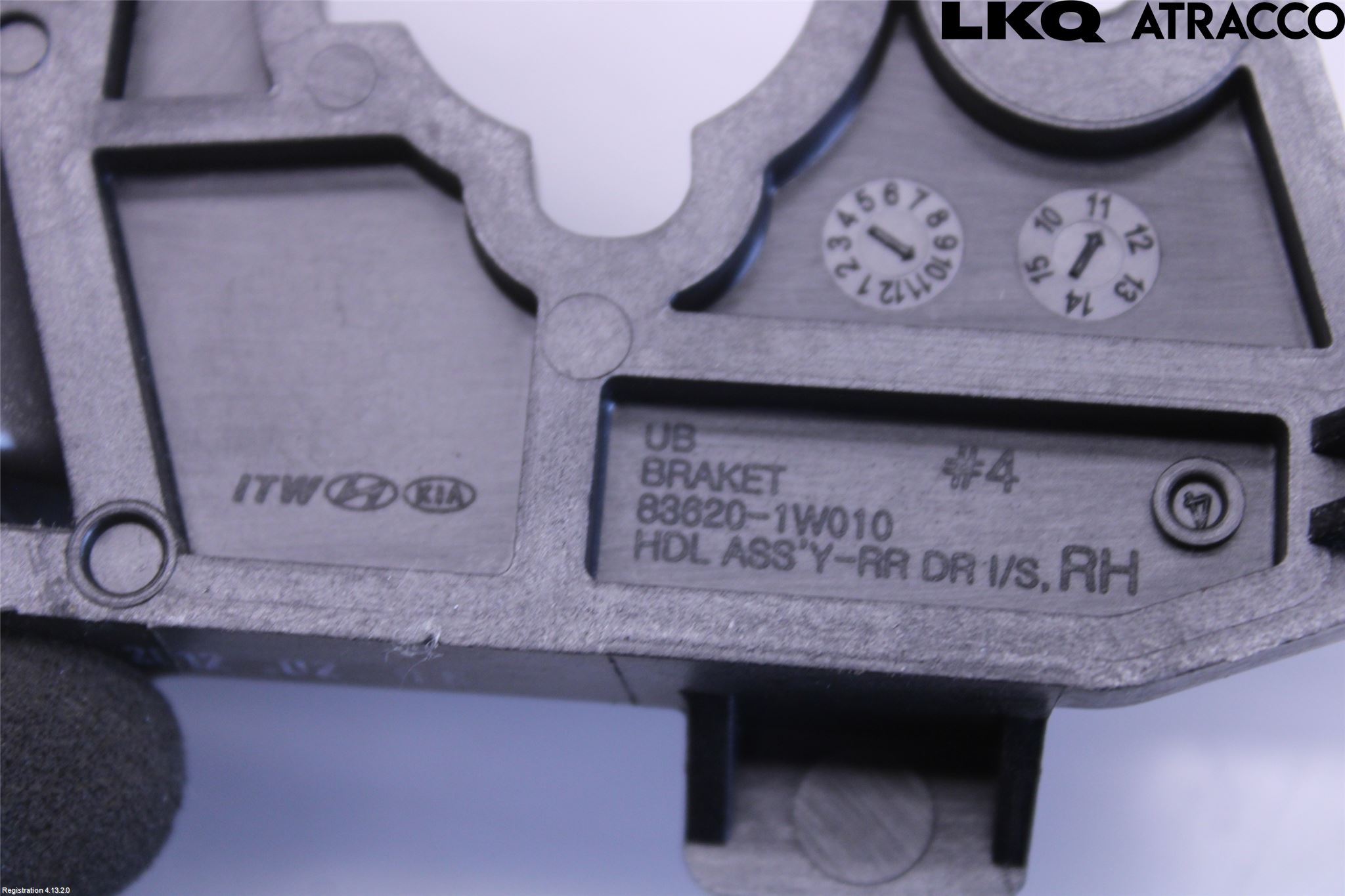 Kia RIO 12-16 Innr Dørhandtak H Indre