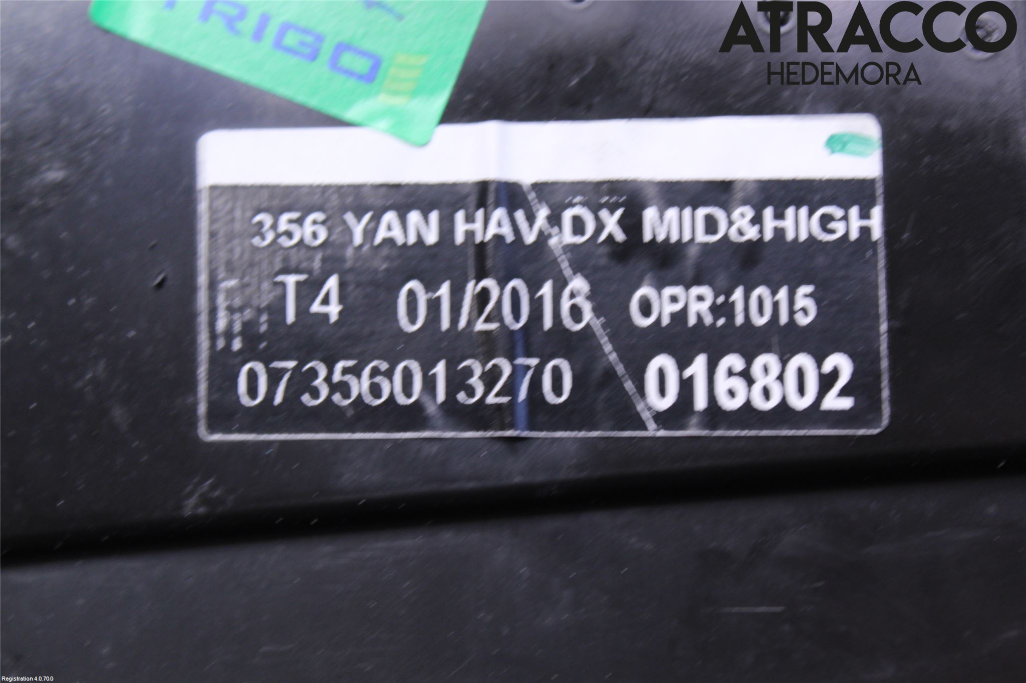 Fiat TIPO/CROSS 16- Dashbord Kanal - Dyse