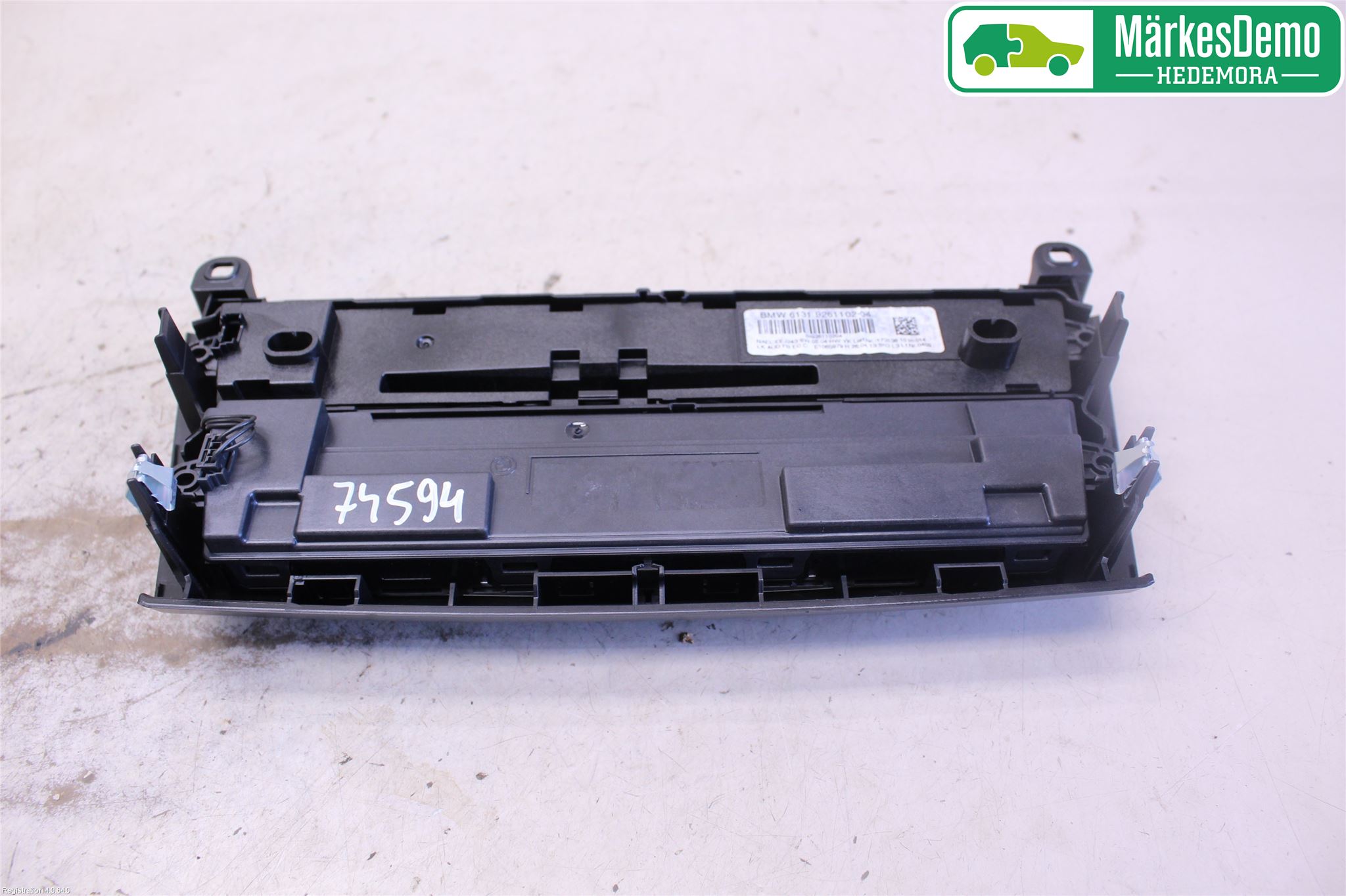 BMW 1 F20/F21 11-19 Varme Ac Betjening-Display