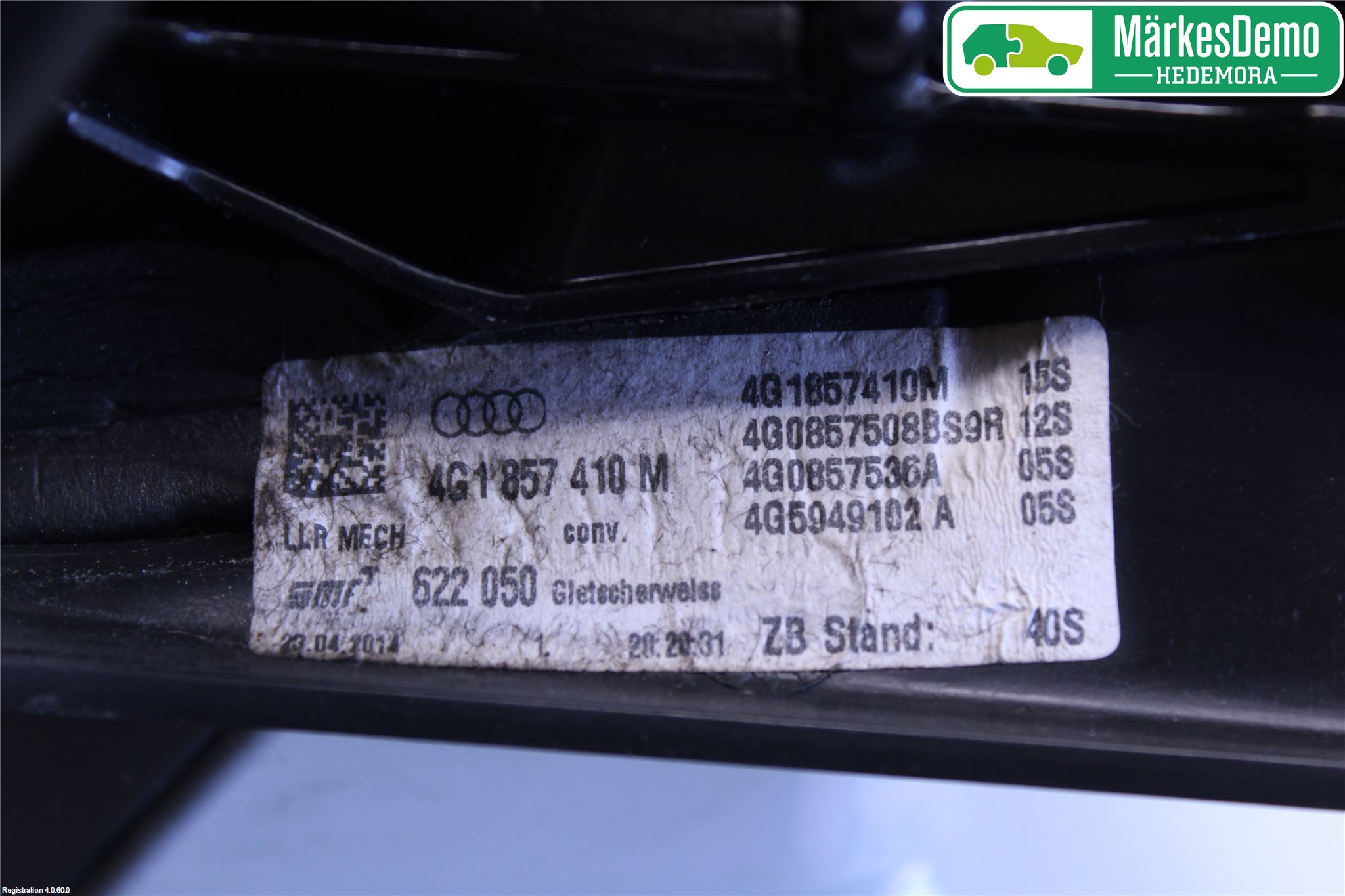 Audi A6/S6 4G 11-18 Speil H M-El Justering