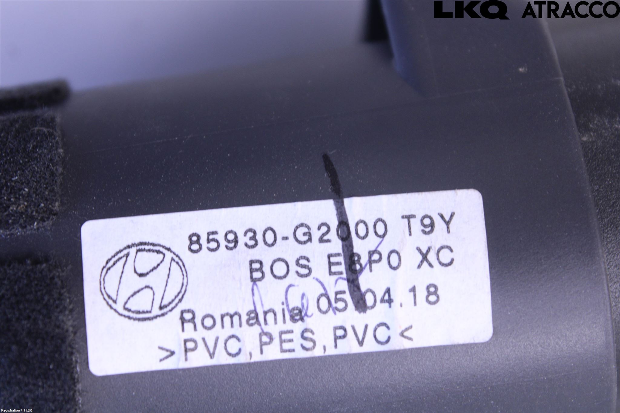 Hyundai IONIQ AE 17-22 Innr Innsyn Beskytelse Stv