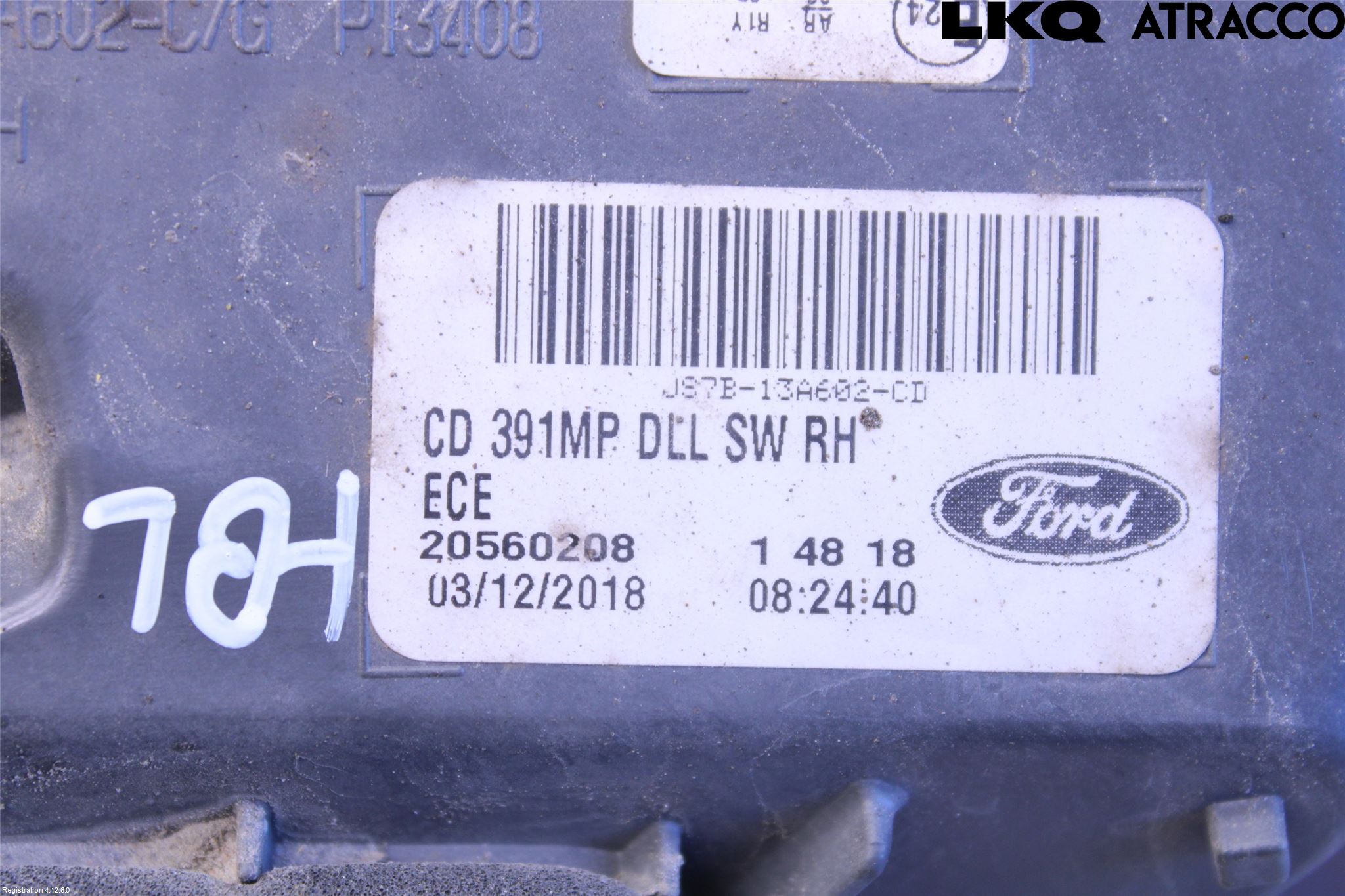Ford MONDEO 15-22 Baklykt Høyre  På Luke(Indre)