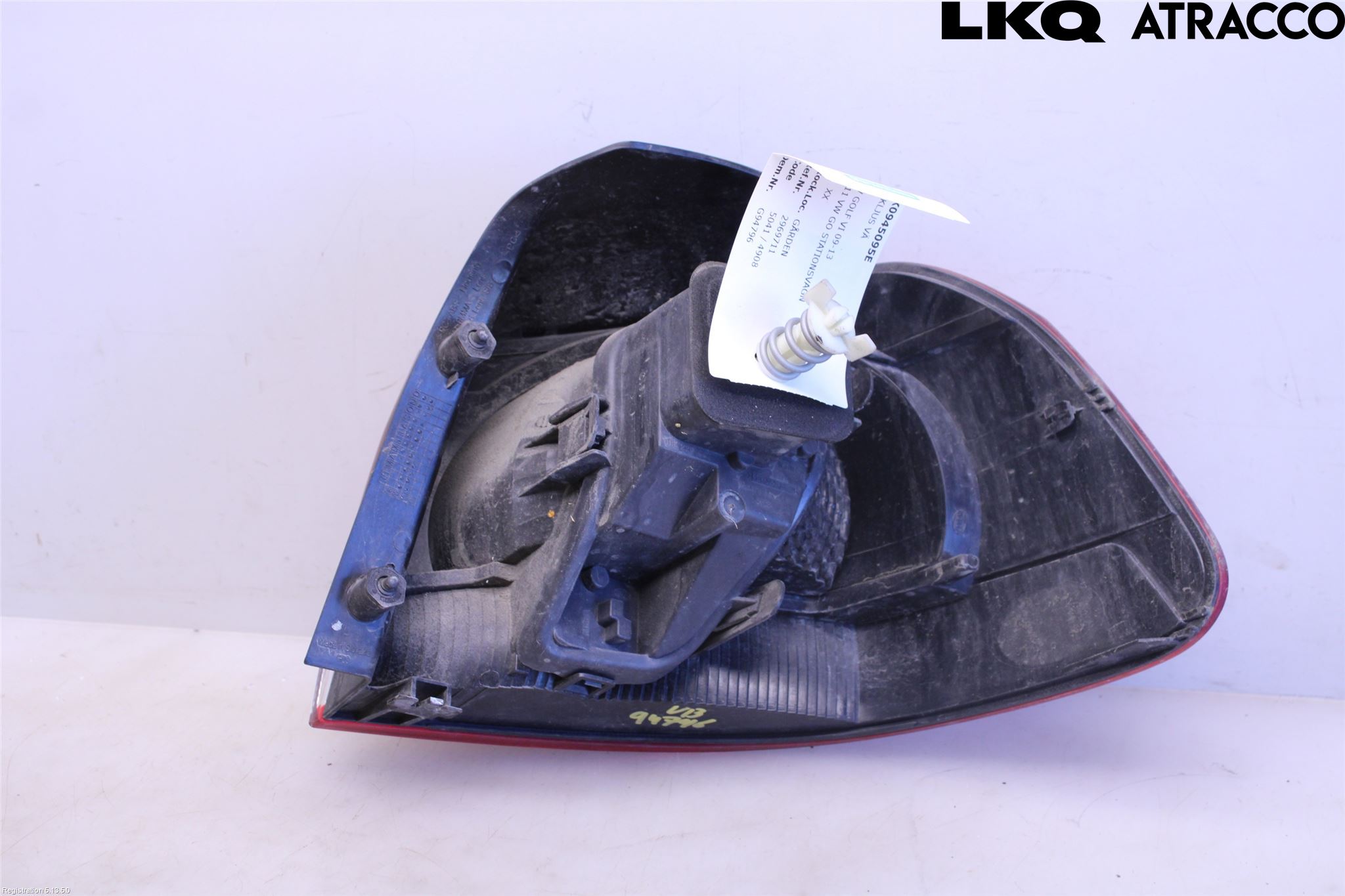 Volkswagen VW GOLF VI 09-13 Baklykt Venstre