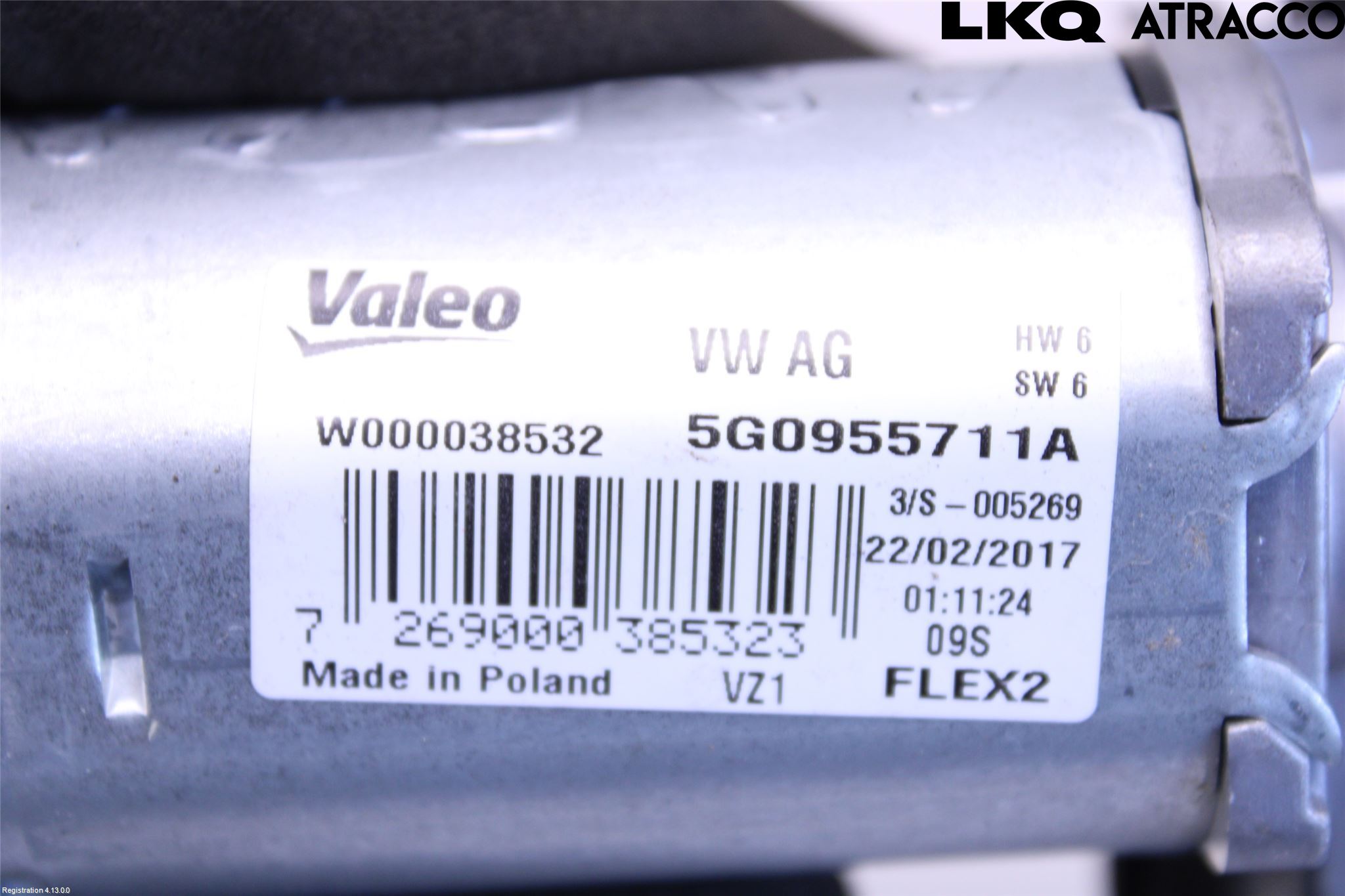 Volkswagen VW TIGUAN 16-24 Viskermotor Bakluke