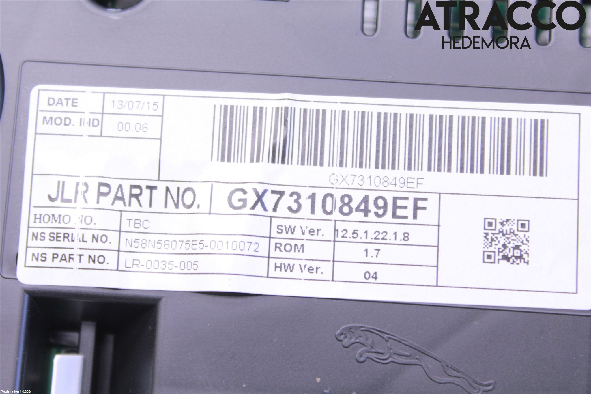 Jaguar XE (X760) 15-24 Instr Kombinert