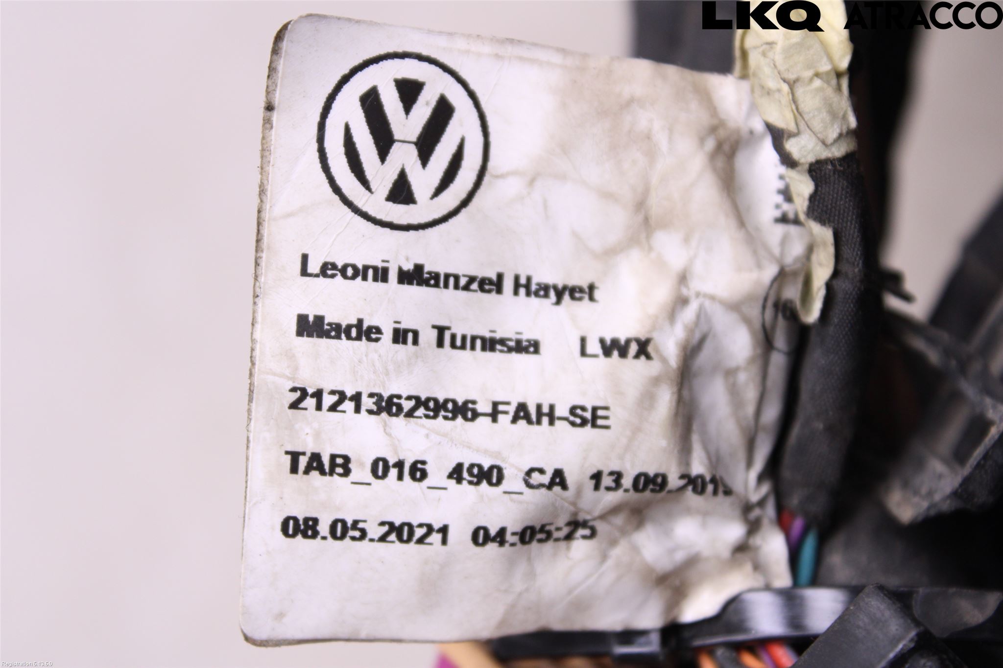 Volkswagen VW ID.4 21- Ledningsnett