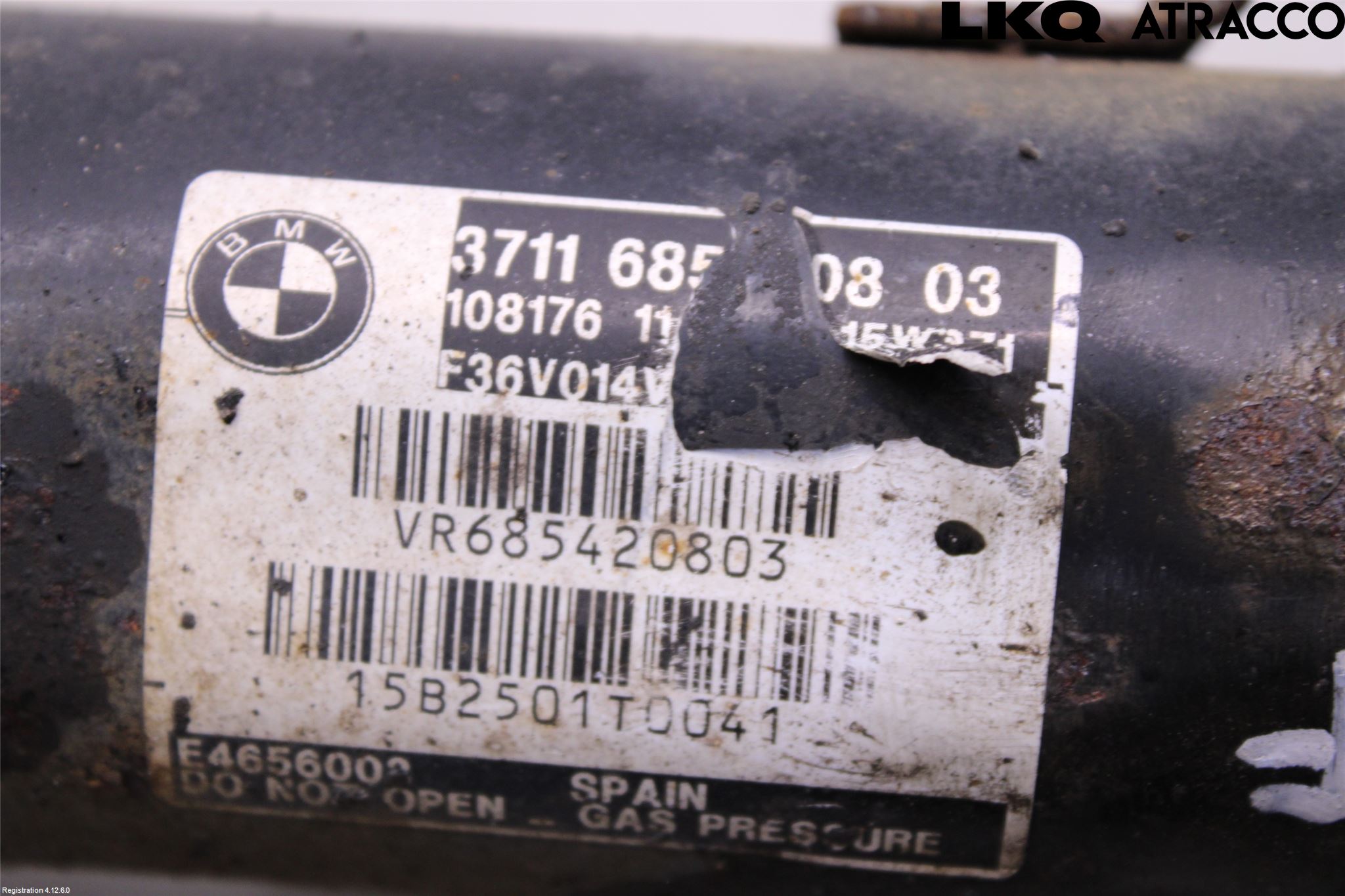 BMW 4 F32/F33/F82/F83 13-20 Fjærbein Foran Høyre