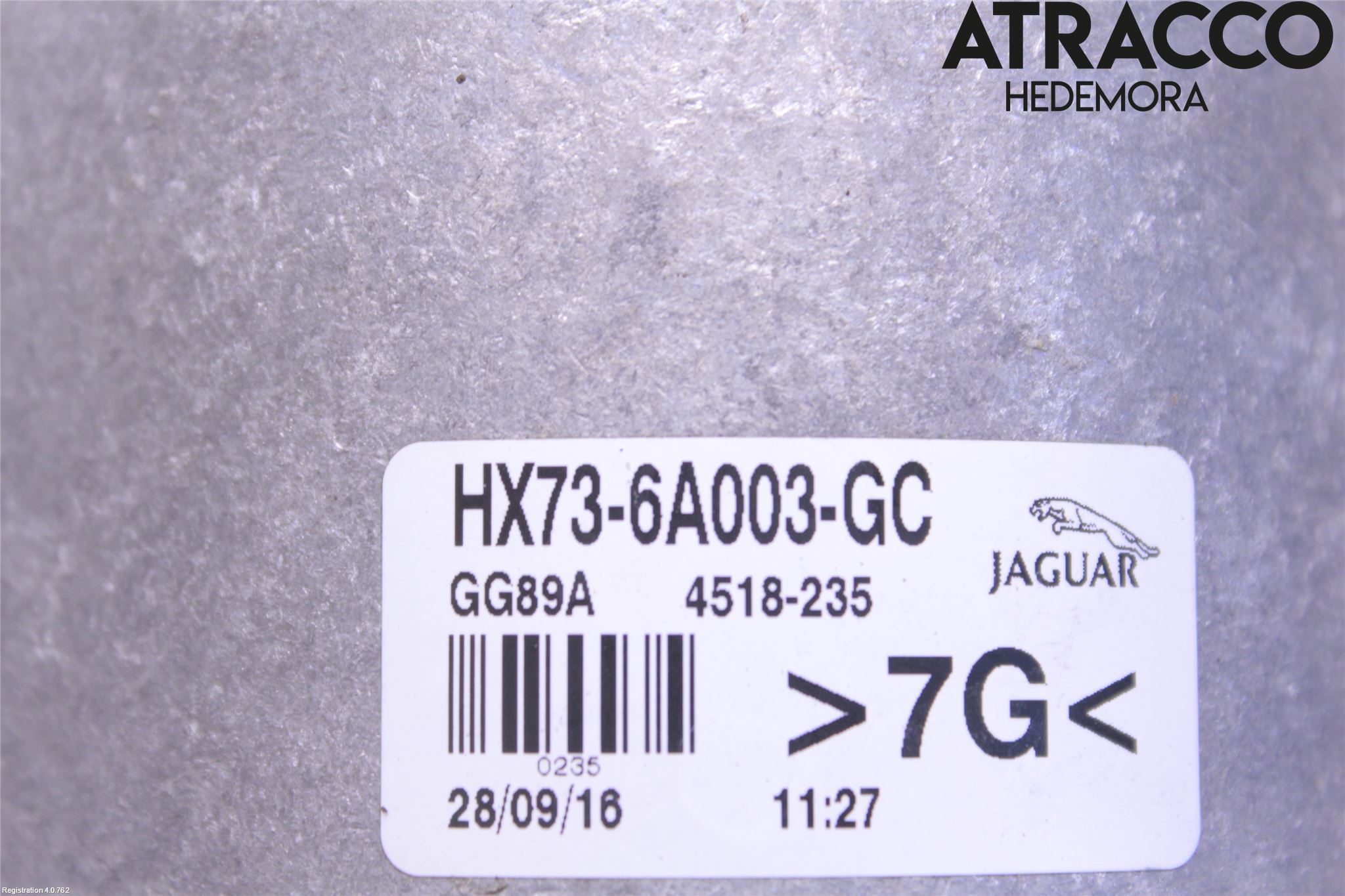 Jaguar XF (X260) 16-24 Motor Feste Gummi